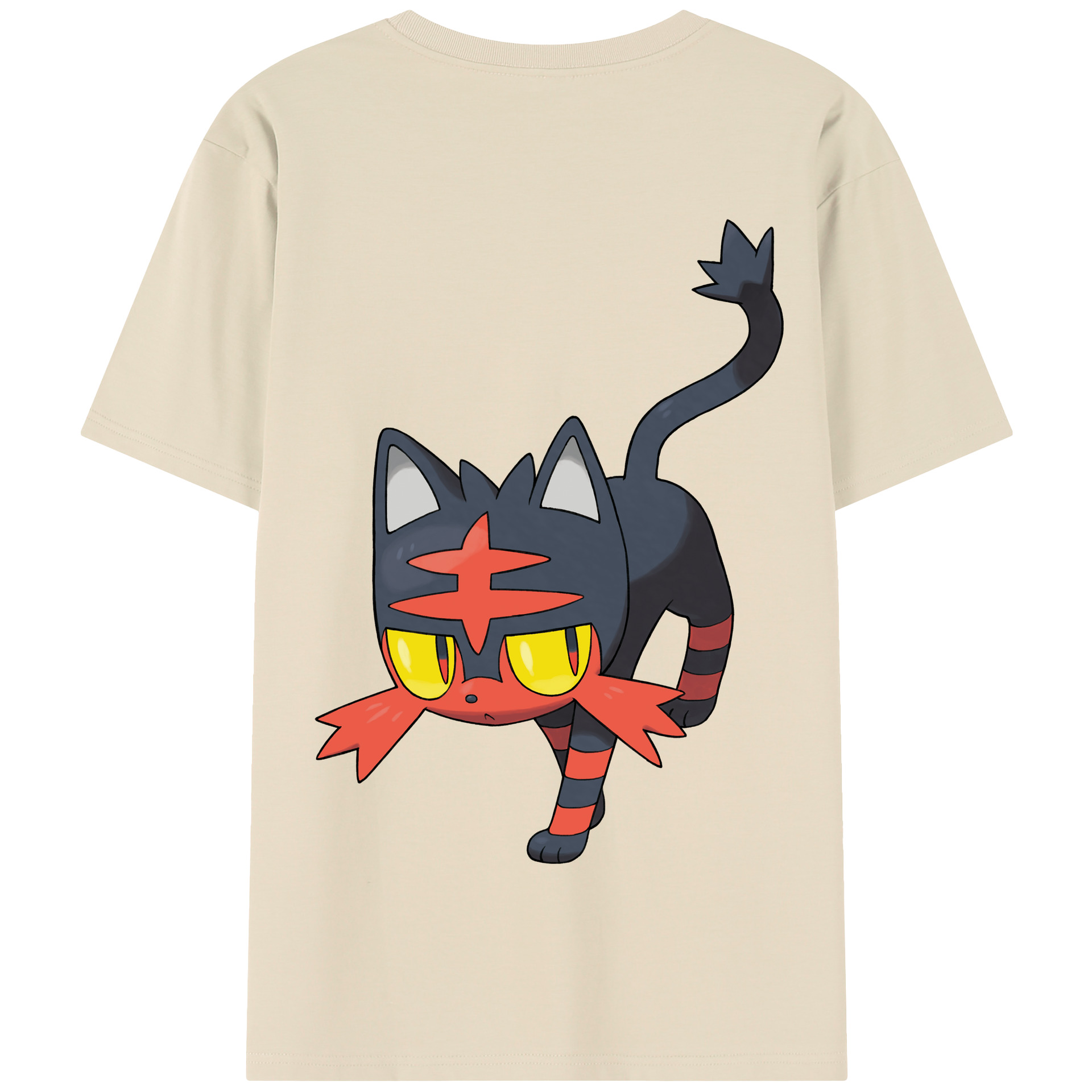 （画像用） ポケットモンスター Pokémon 綿100％半袖Tシャツ（背面プリント）