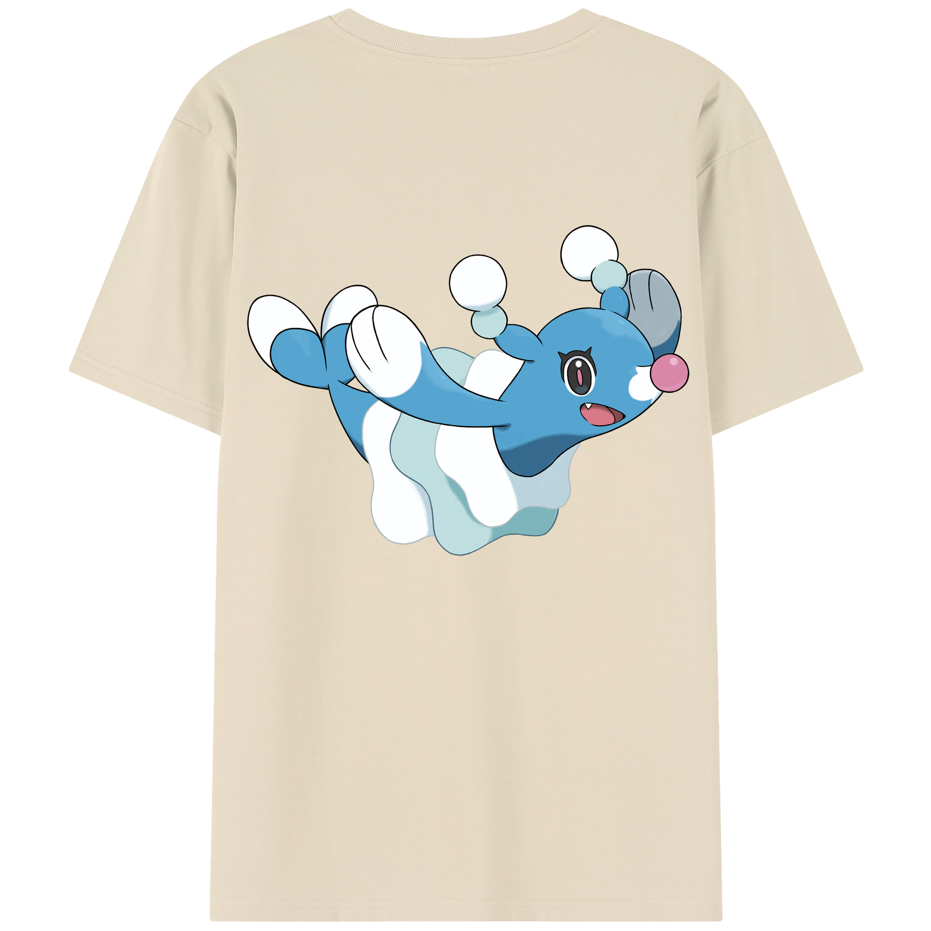 （画像用） ポケットモンスター Pokémon 綿100％半袖Tシャツ（背面プリント）