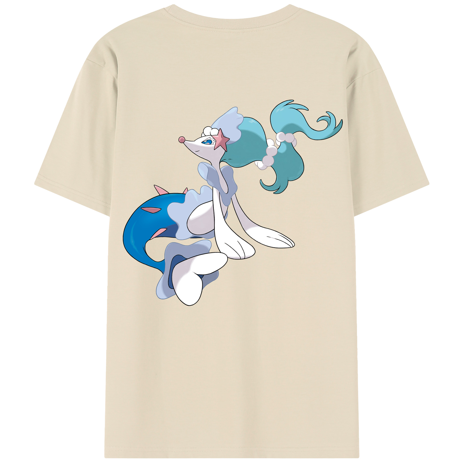 （画像用） ポケットモンスター Pokémon 綿100％半袖Tシャツ（背面プリント）