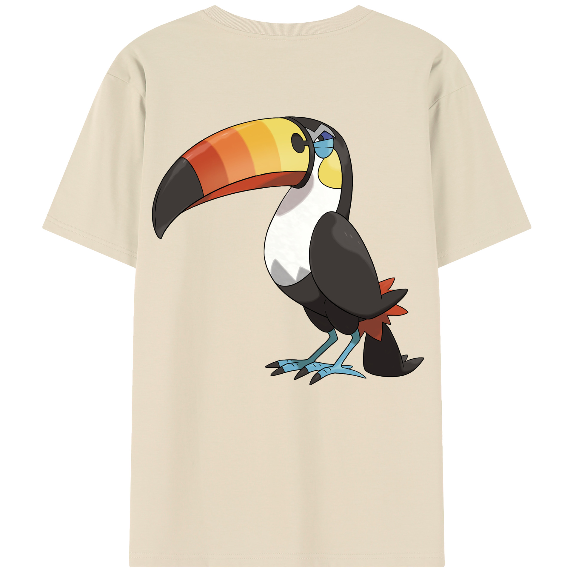 （画像用） ポケットモンスター Pokémon 綿100％半袖Tシャツ（背面プリント）