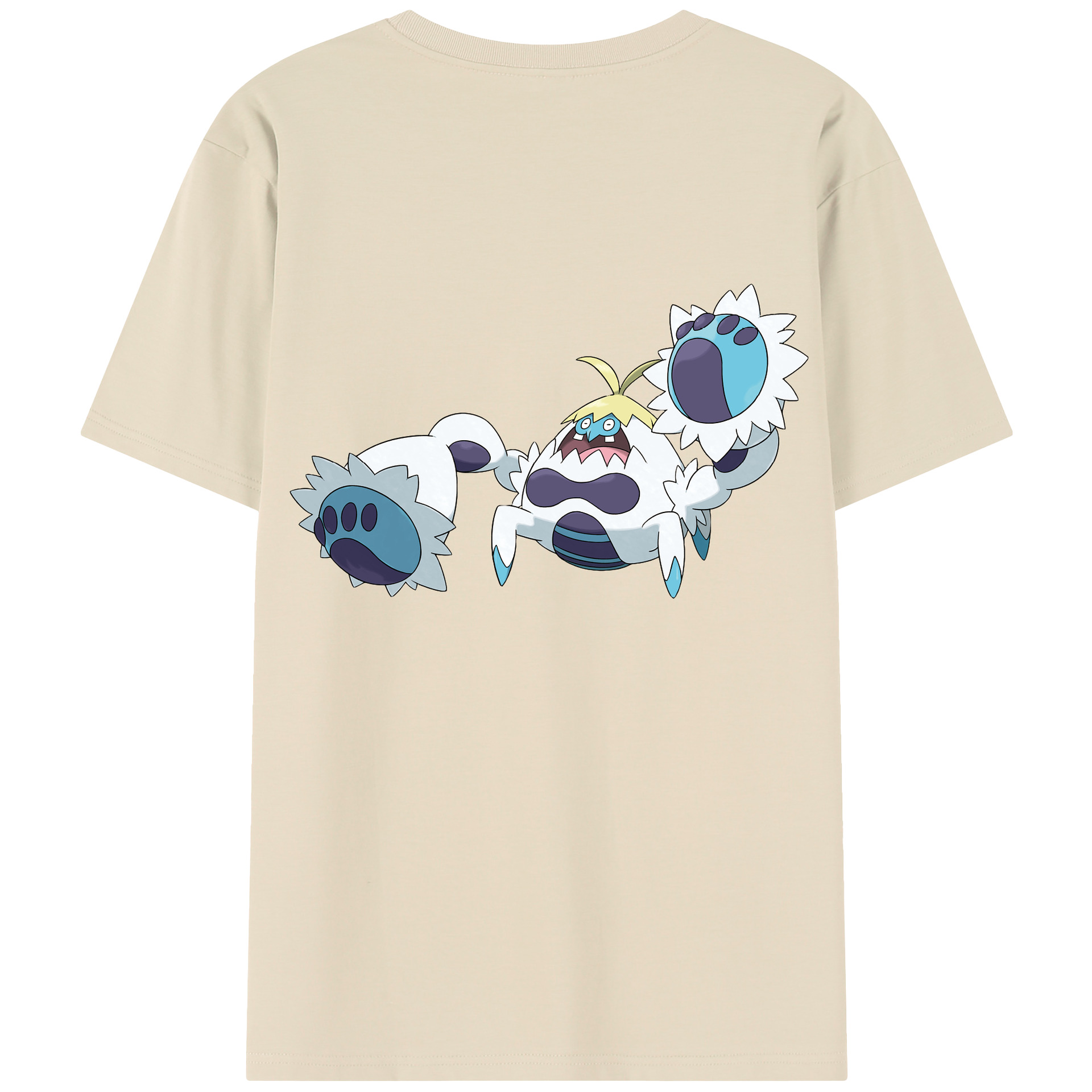 （画像用） ポケットモンスター Pokémon 綿100％半袖Tシャツ（背面プリント）