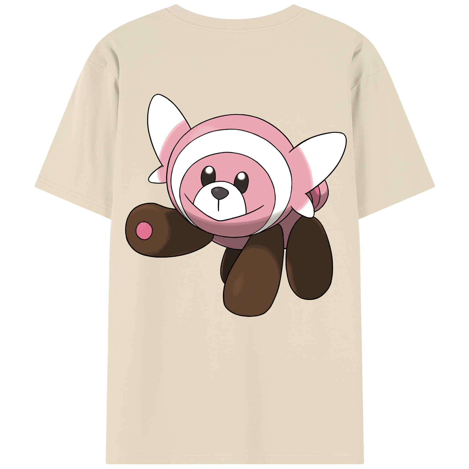 （画像用） ポケットモンスター Pokémon 綿100％半袖Tシャツ（背面プリント）