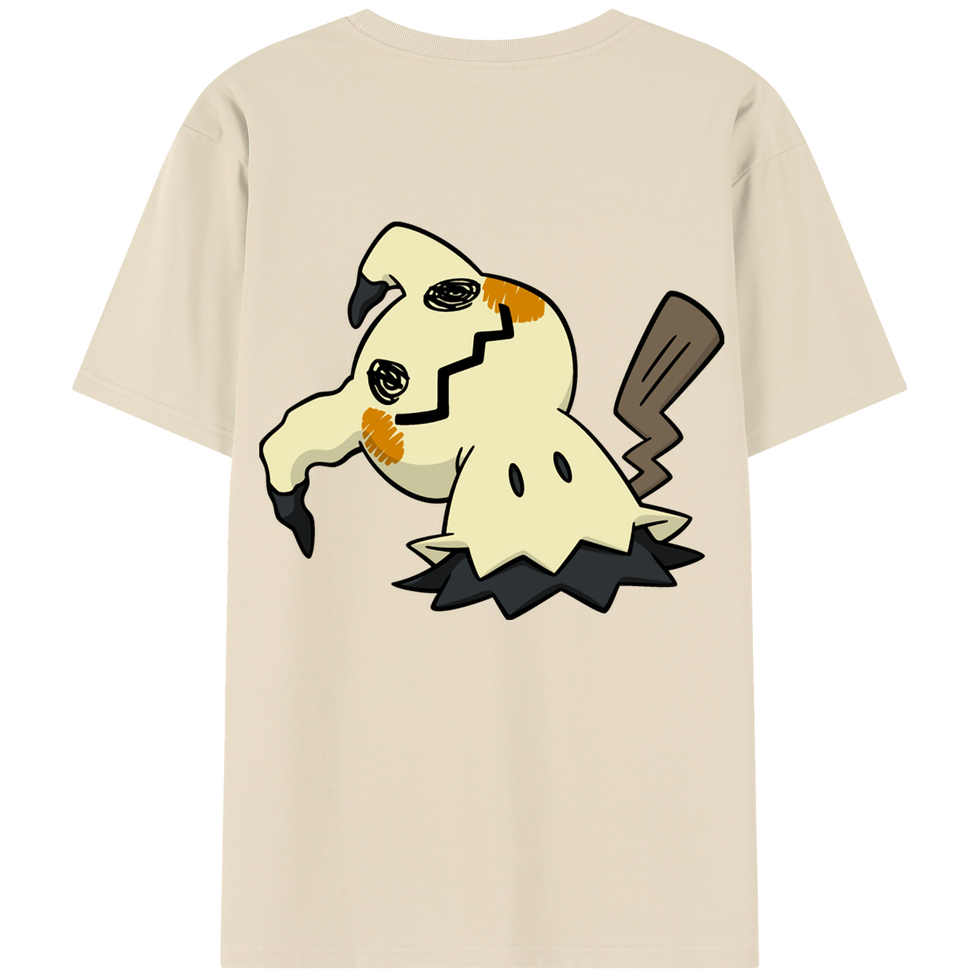 （画像用） ポケットモンスター Pokémon 綿100％半袖Tシャツ（背面プリント）