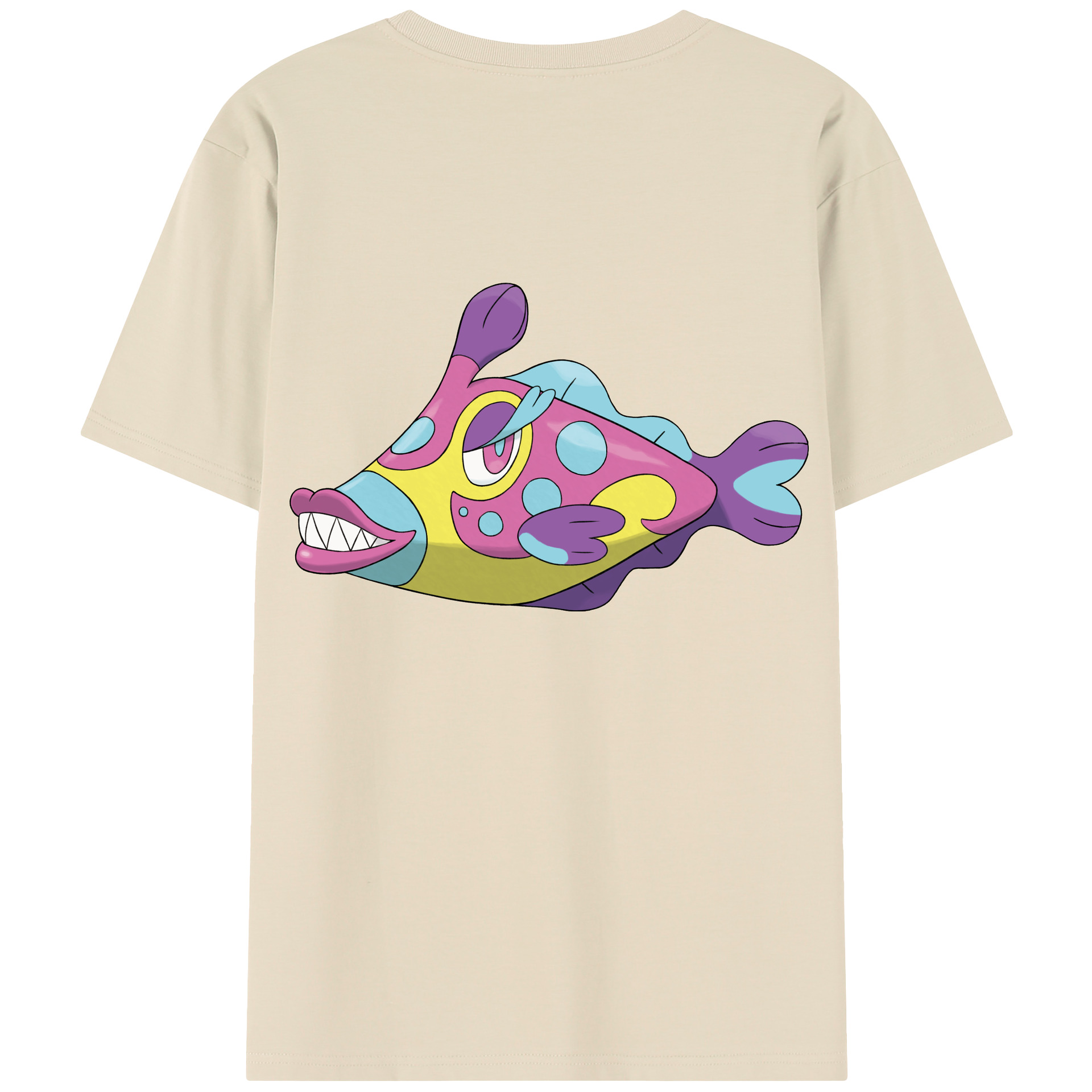 （画像用） ポケットモンスター Pokémon 綿100％半袖Tシャツ（背面プリント）