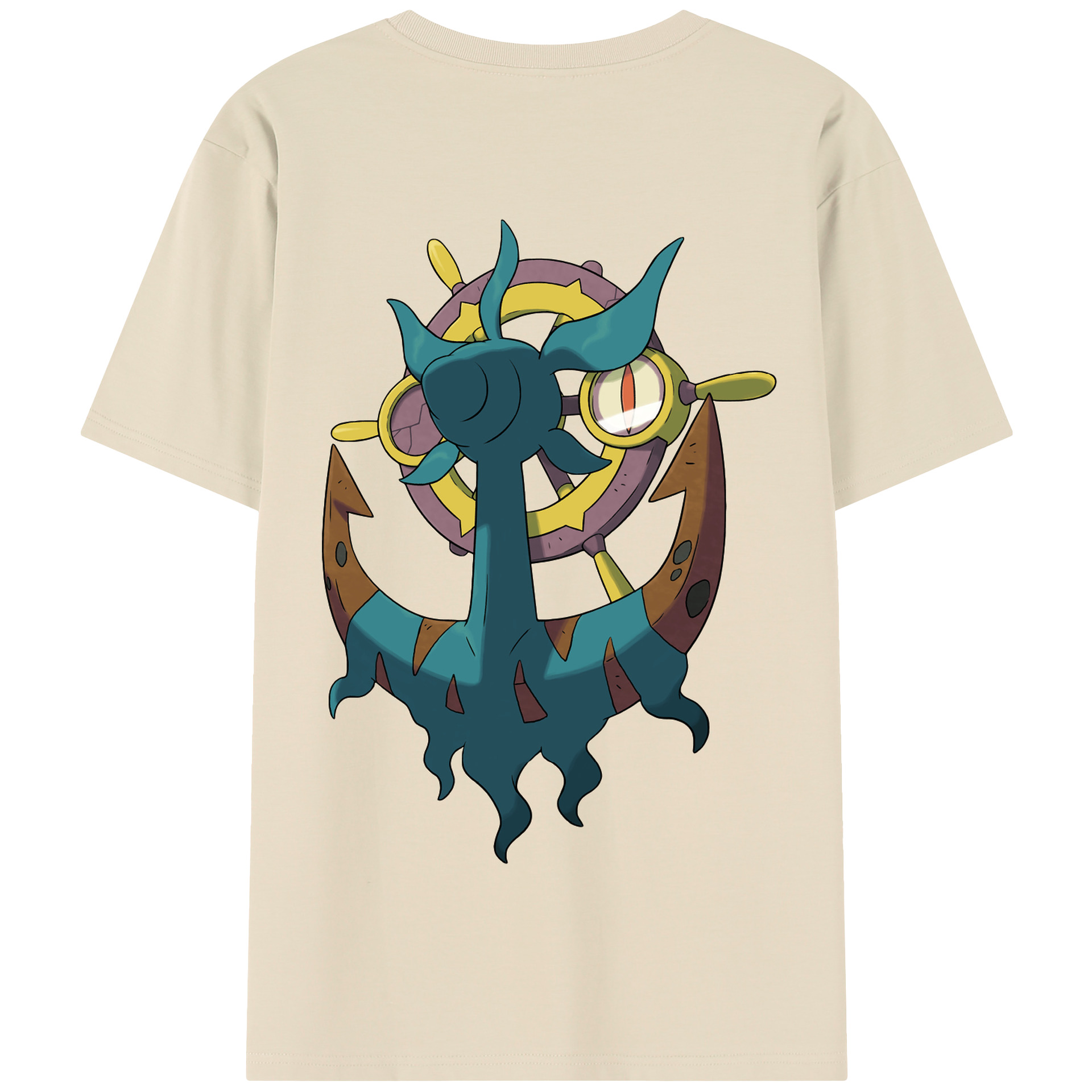 （画像用） ポケットモンスター Pokémon 綿100％半袖Tシャツ（背面プリント）