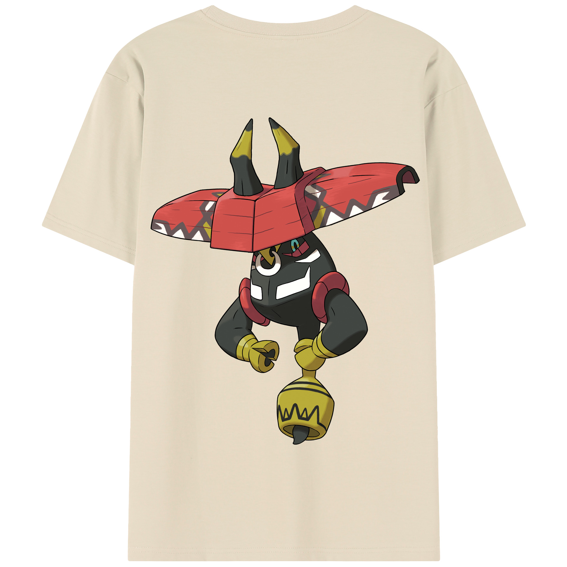 （画像用） ポケットモンスター Pokémon 綿100％半袖Tシャツ（背面プリント）
