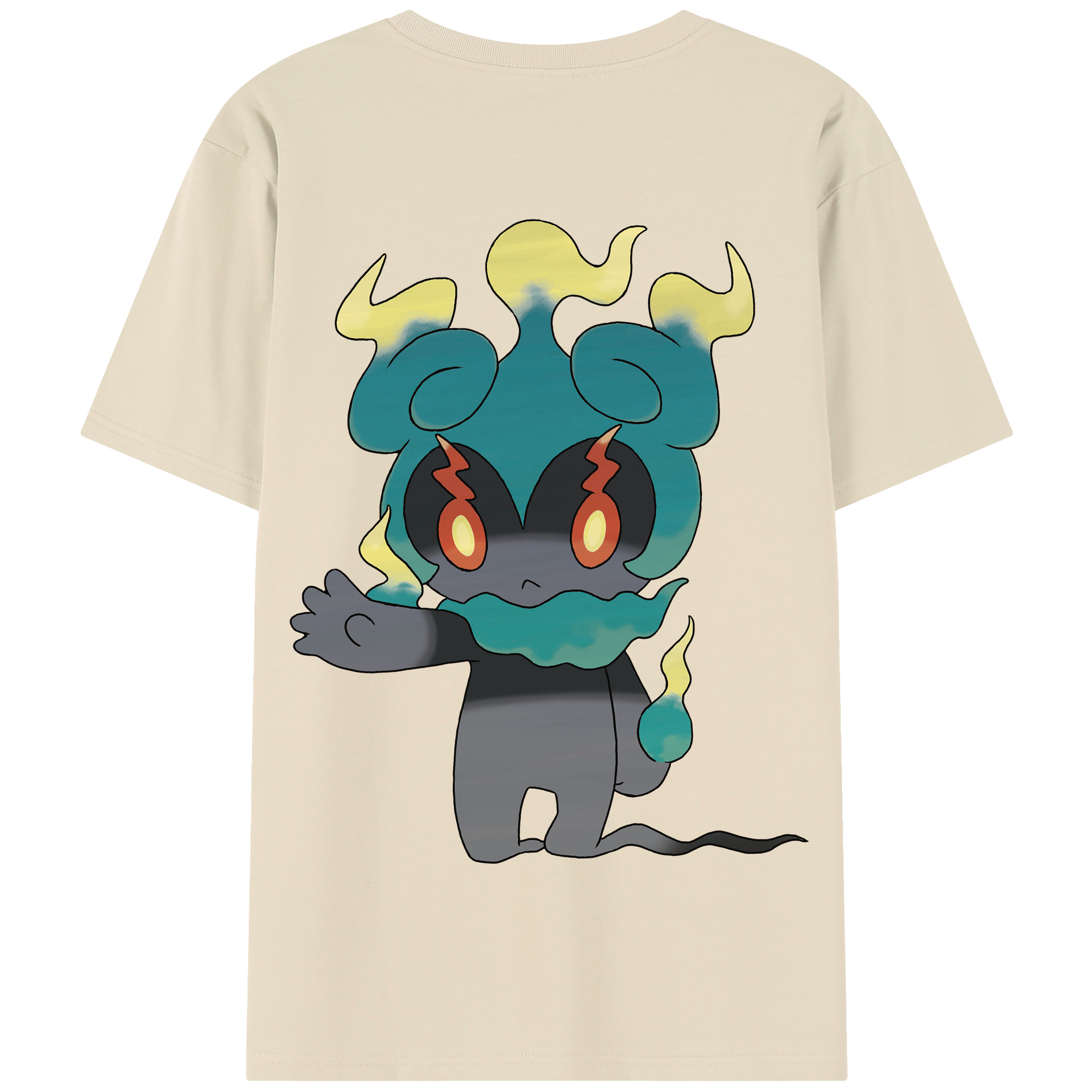 （画像用） ポケットモンスター Pokémon 綿100％半袖Tシャツ（背面プリント）