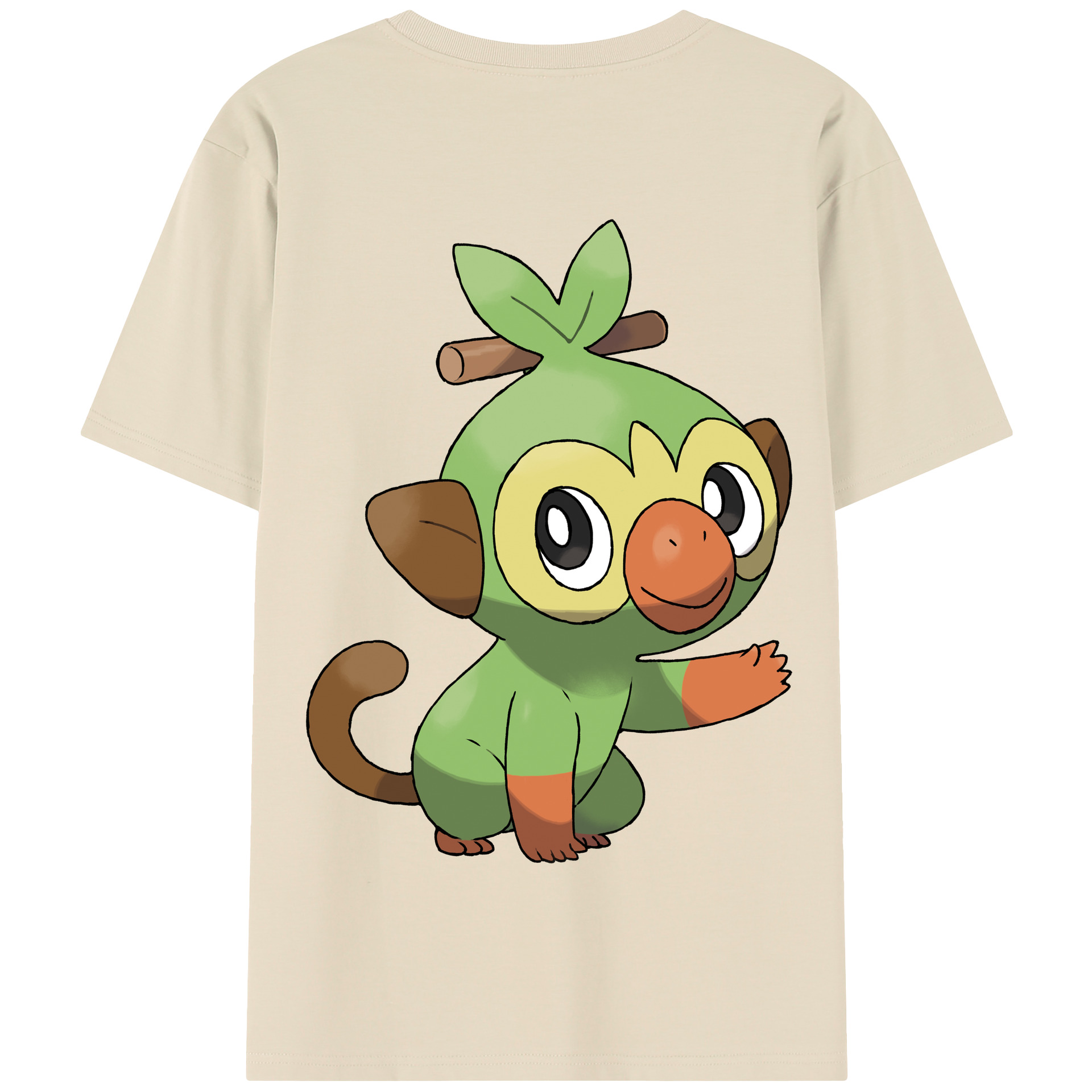 （画像用） ポケットモンスター Pokémon 綿100％半袖Tシャツ（背面プリント）