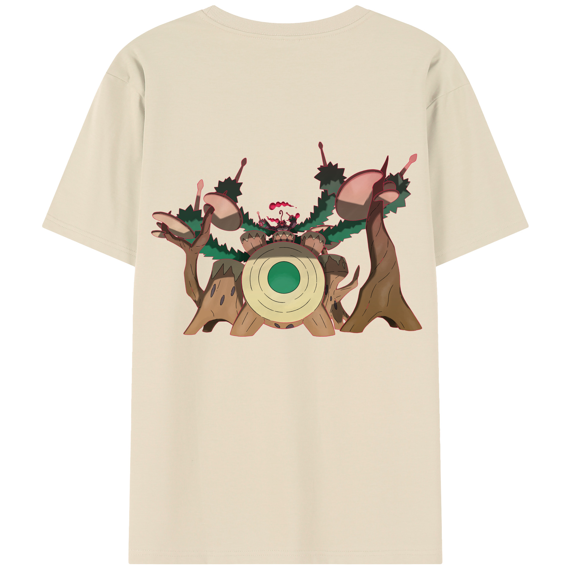 （画像用） ポケットモンスター Pokémon 綿100％半袖Tシャツ（背面プリント）