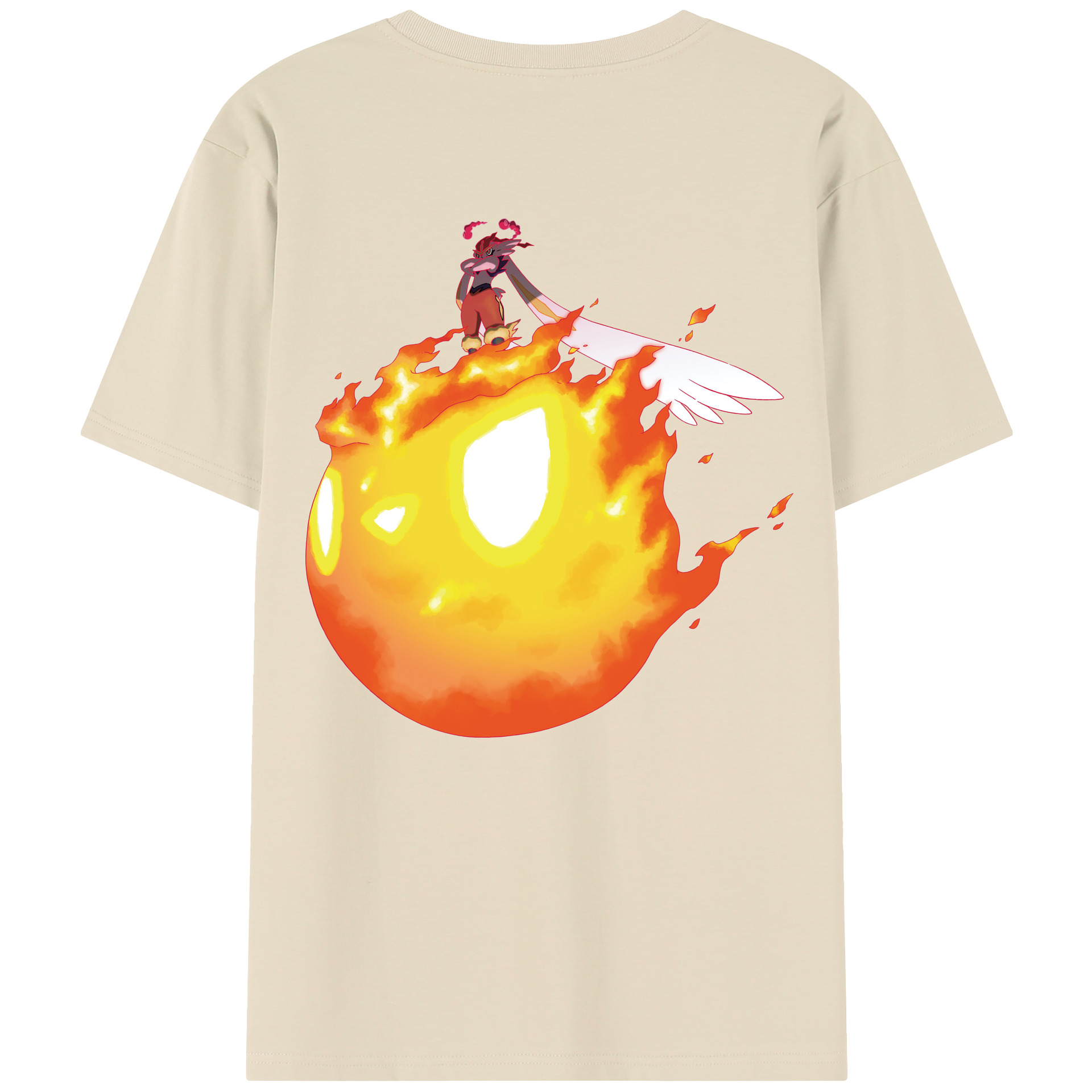 （画像用） ポケットモンスター Pokémon 綿100％半袖Tシャツ（背面プリント）