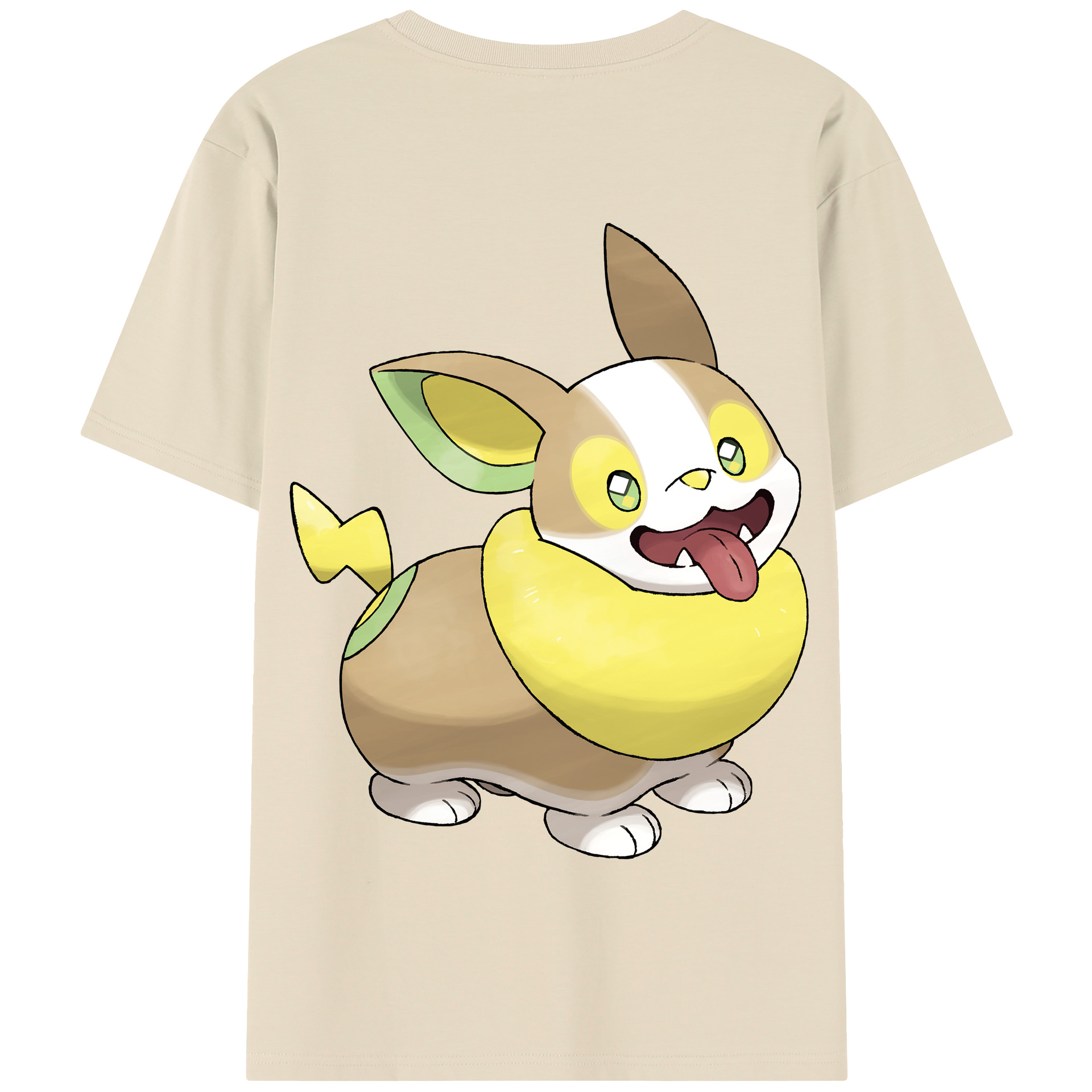 （画像用） ポケットモンスター Pokémon 綿100％半袖Tシャツ（背面プリント）