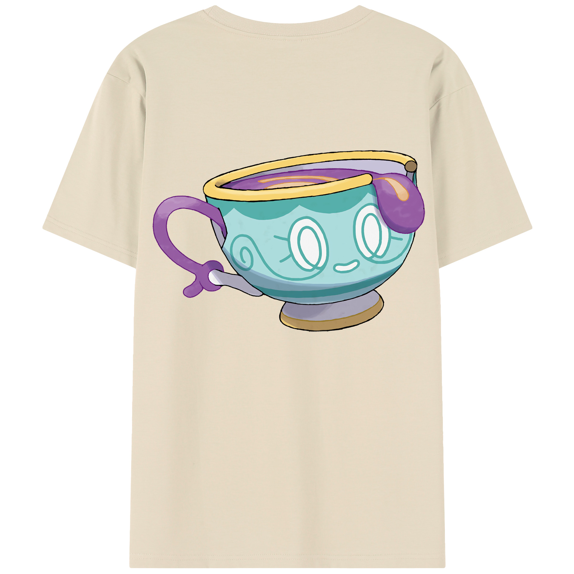 （画像用） ポケットモンスター Pokémon 綿100％半袖Tシャツ（背面プリント）