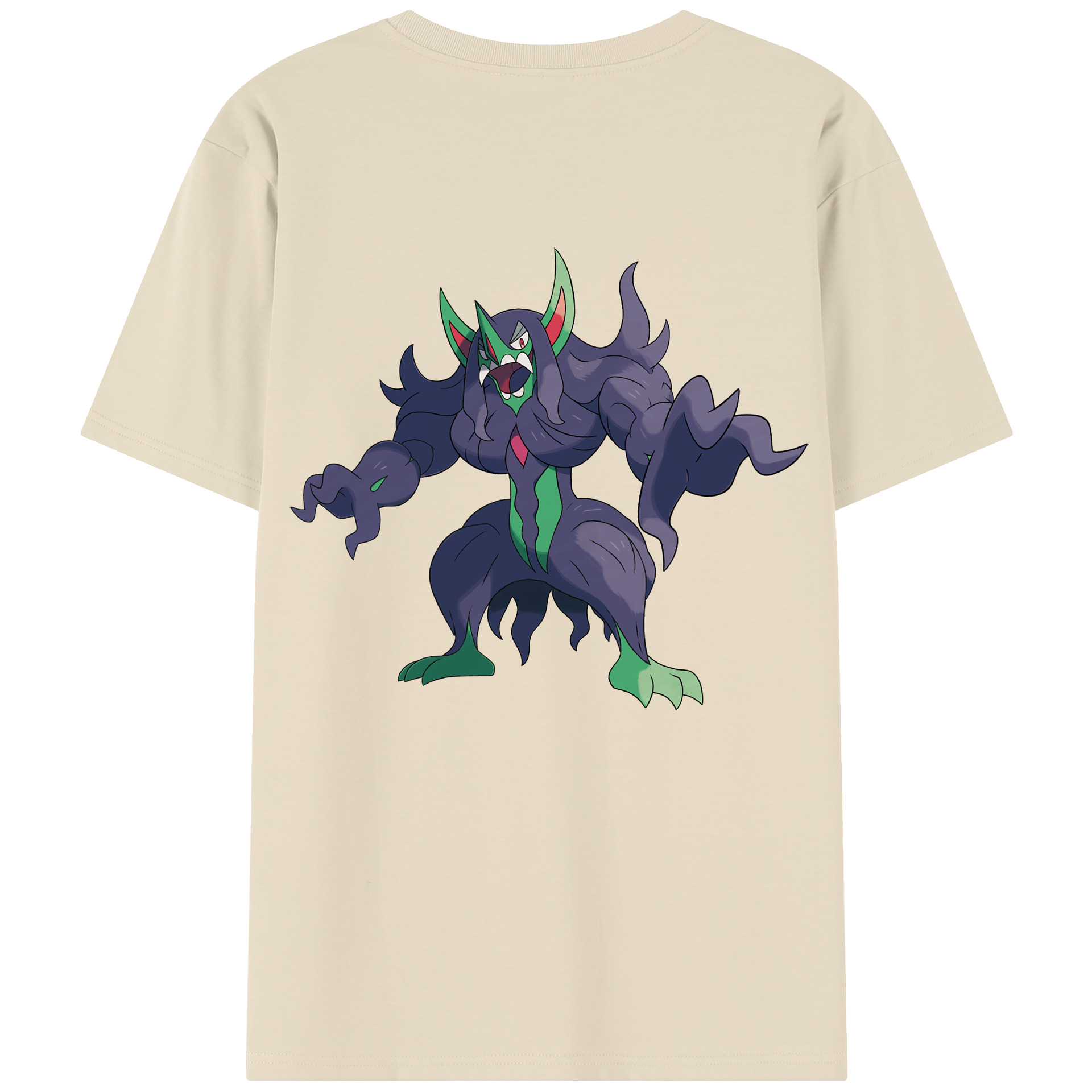 （画像用） ポケットモンスター Pokémon 綿100％半袖Tシャツ（背面プリント）