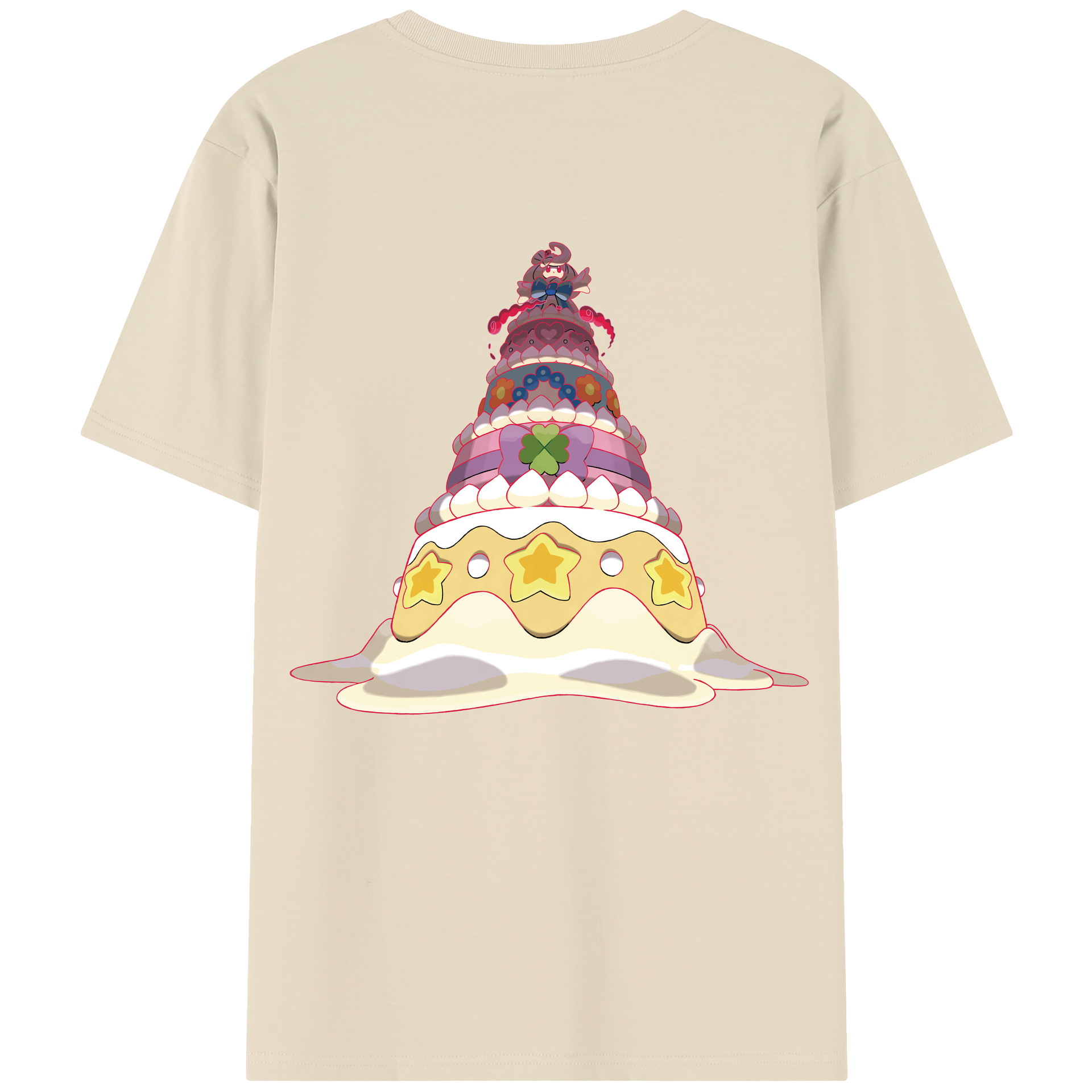 （画像用） ポケットモンスター Pokémon 綿100％半袖Tシャツ（背面プリント）