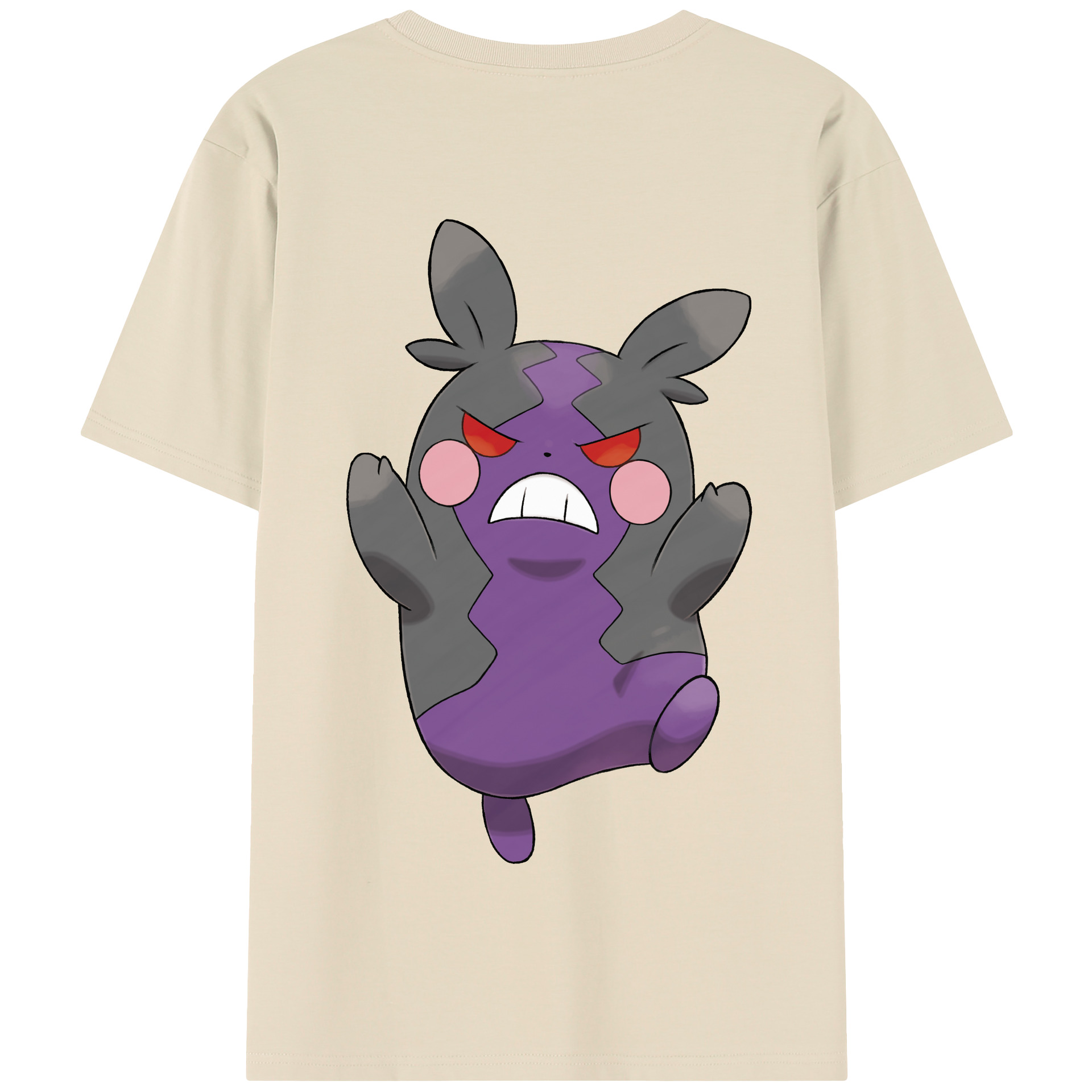 （画像用） ポケットモンスター Pokémon 綿100％半袖Tシャツ（背面プリント）