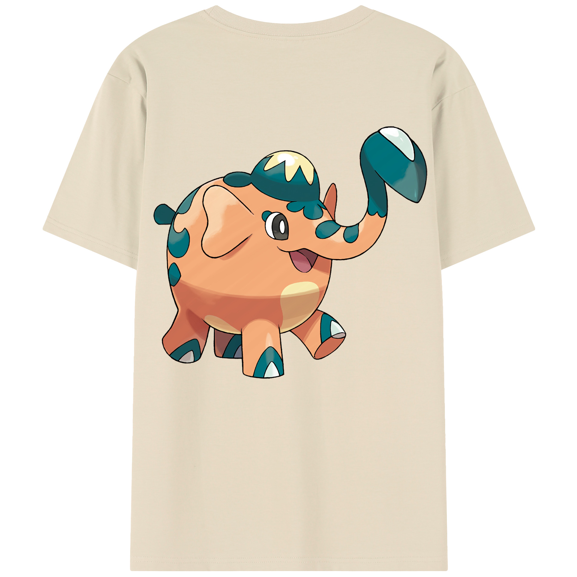 （画像用） ポケットモンスター Pokémon 綿100％半袖Tシャツ（背面プリント）