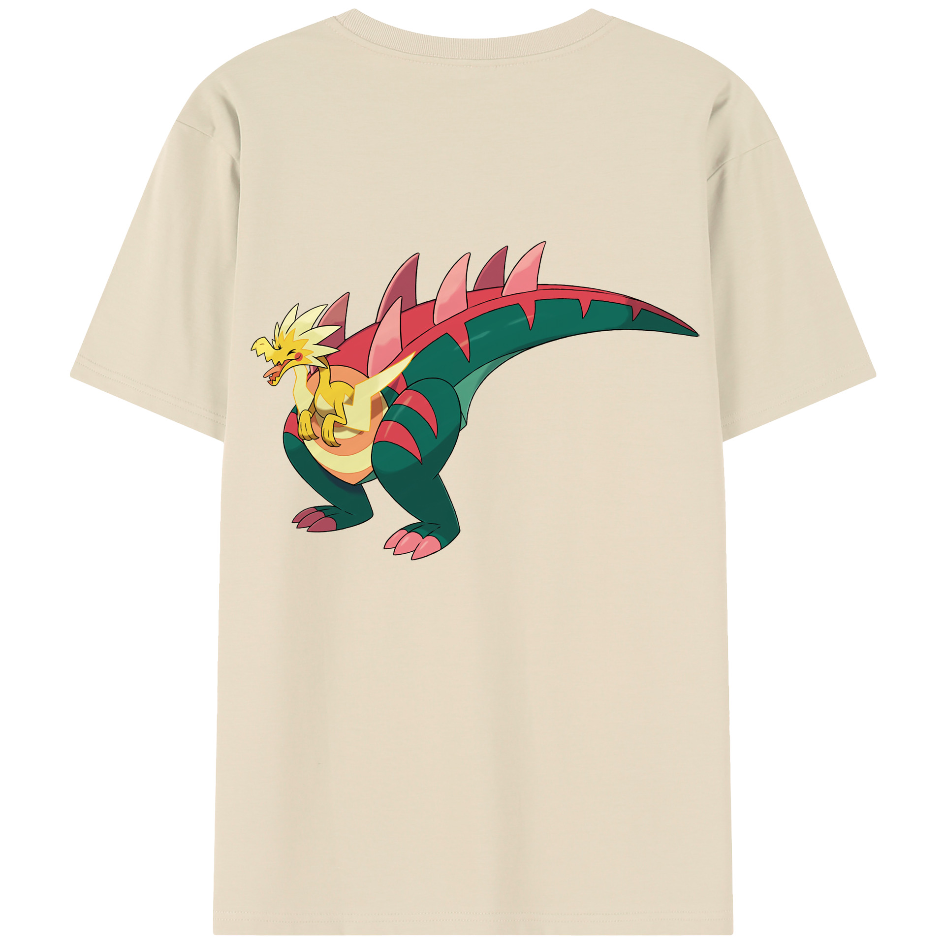 （画像用） ポケットモンスター Pokémon 綿100％半袖Tシャツ（背面プリント）