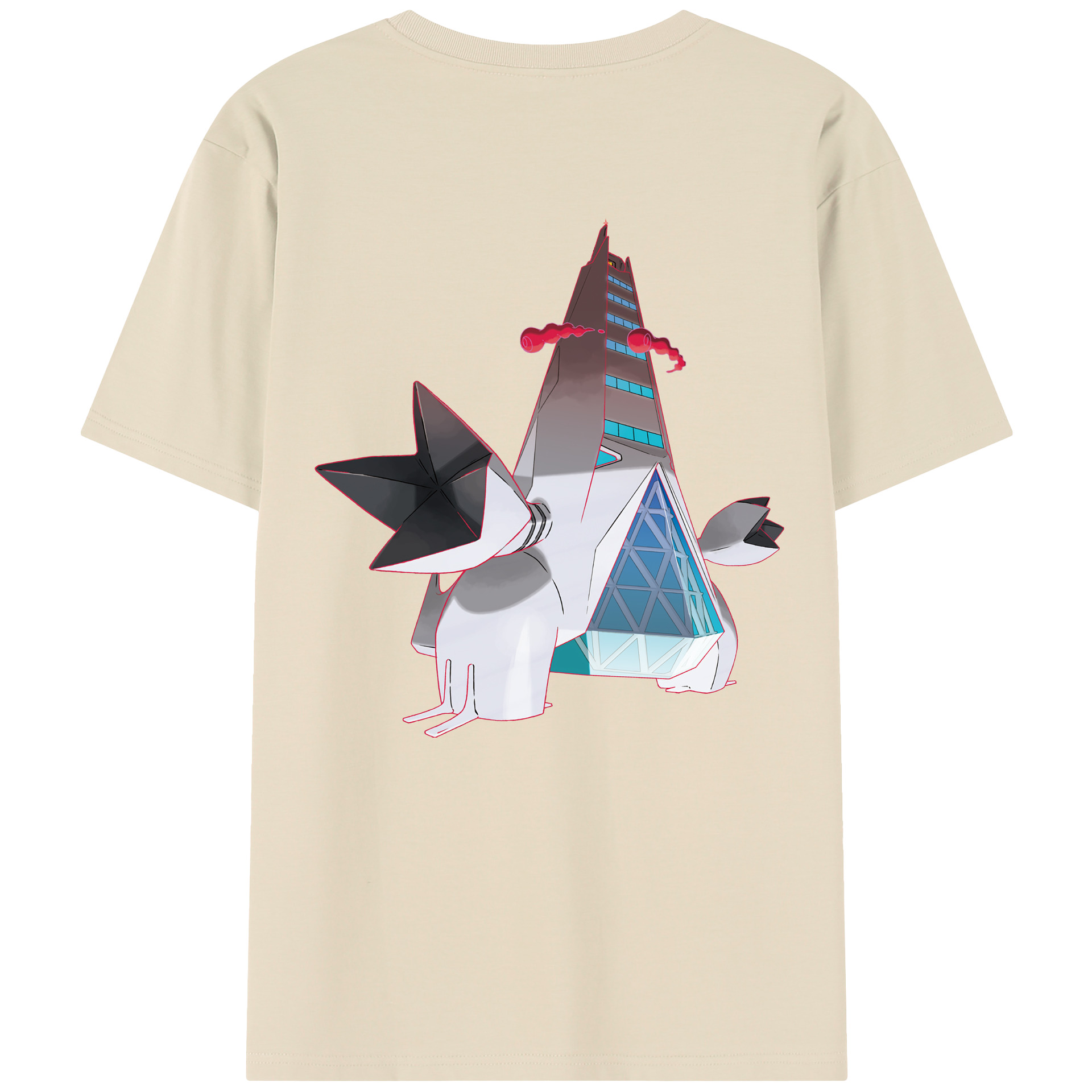 （画像用） ポケットモンスター Pokémon 綿100％半袖Tシャツ（背面プリント）