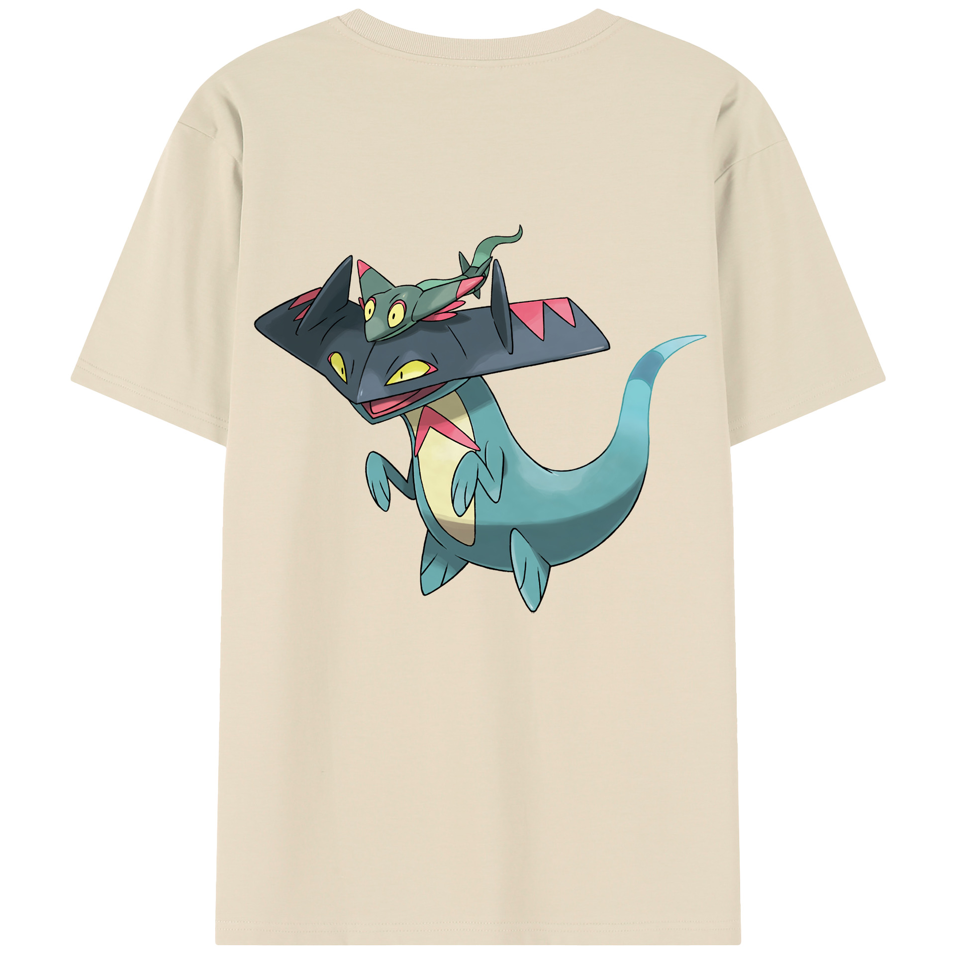（画像用） ポケットモンスター Pokémon 綿100％半袖Tシャツ（背面プリント）