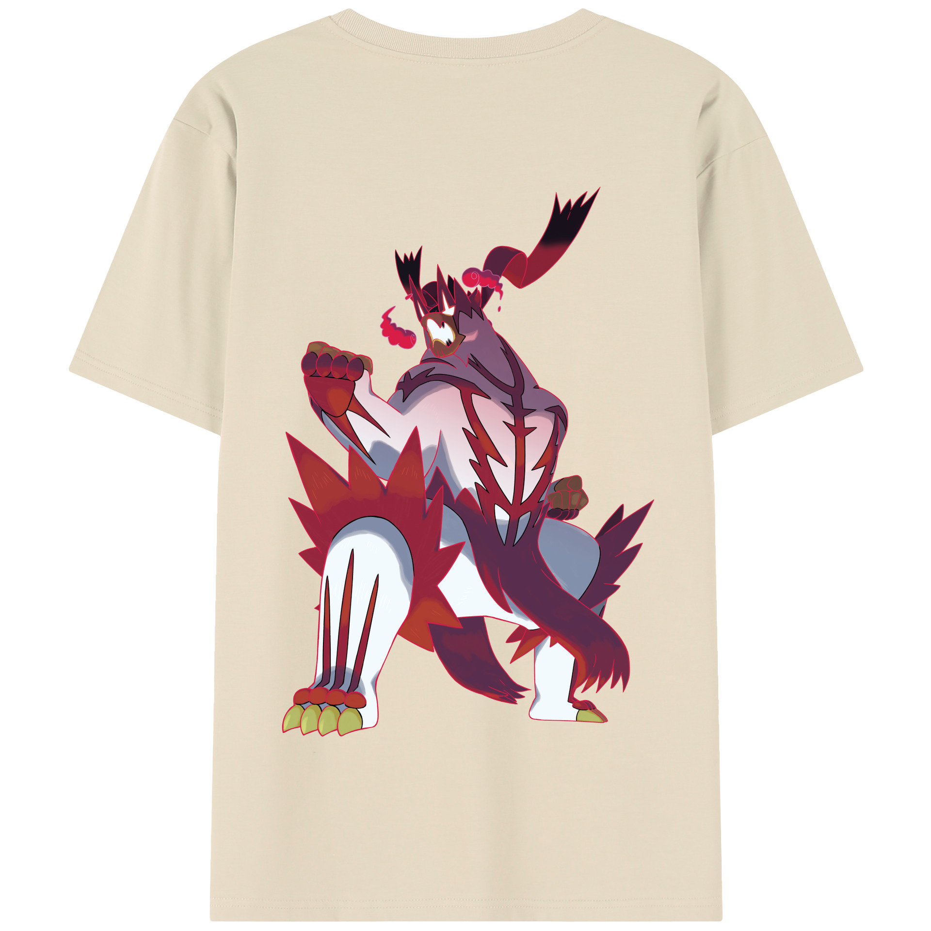 （画像用） ポケットモンスター Pokémon 綿100％半袖Tシャツ（背面プリント）