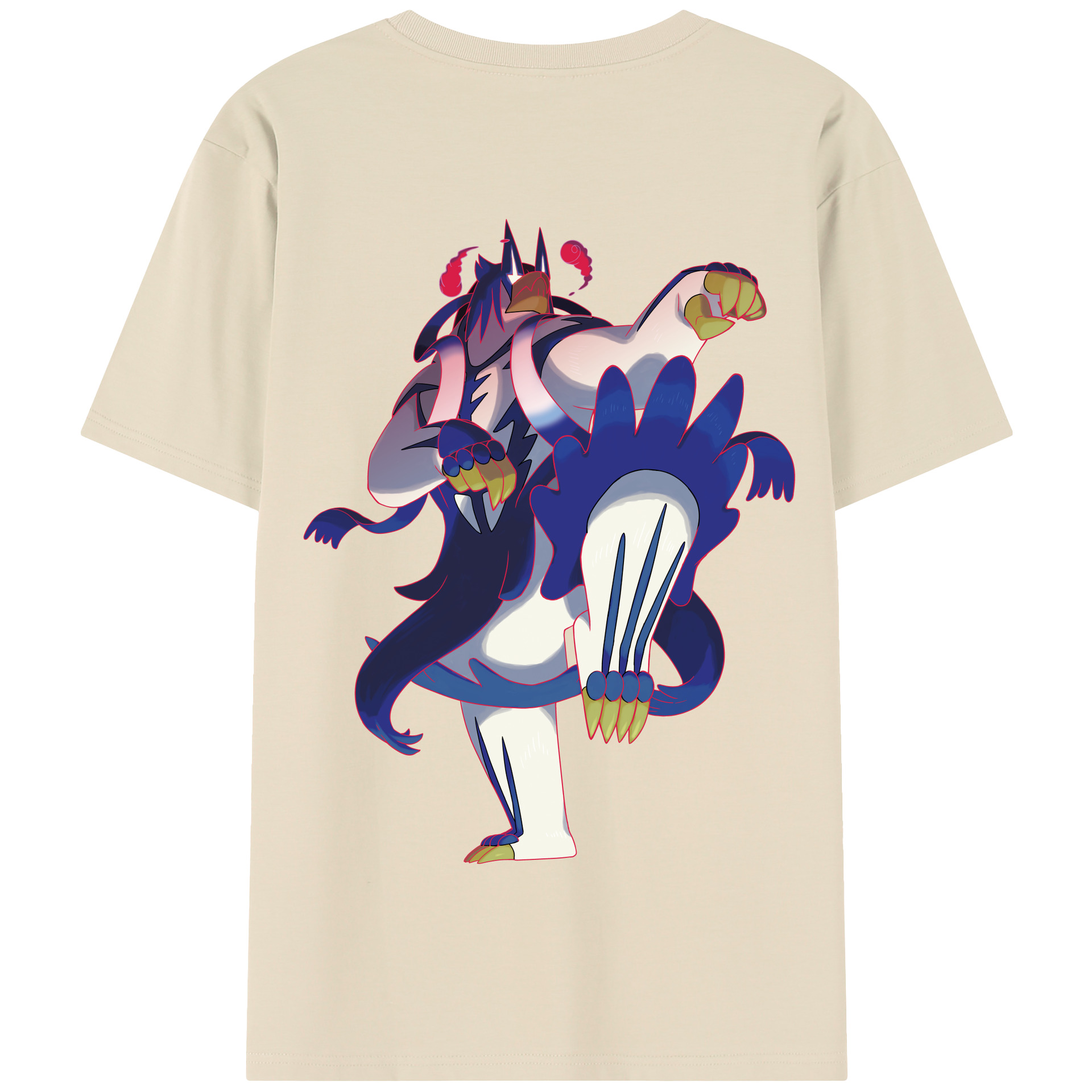 （画像用） ポケットモンスター Pokémon 綿100％半袖Tシャツ（背面プリント）