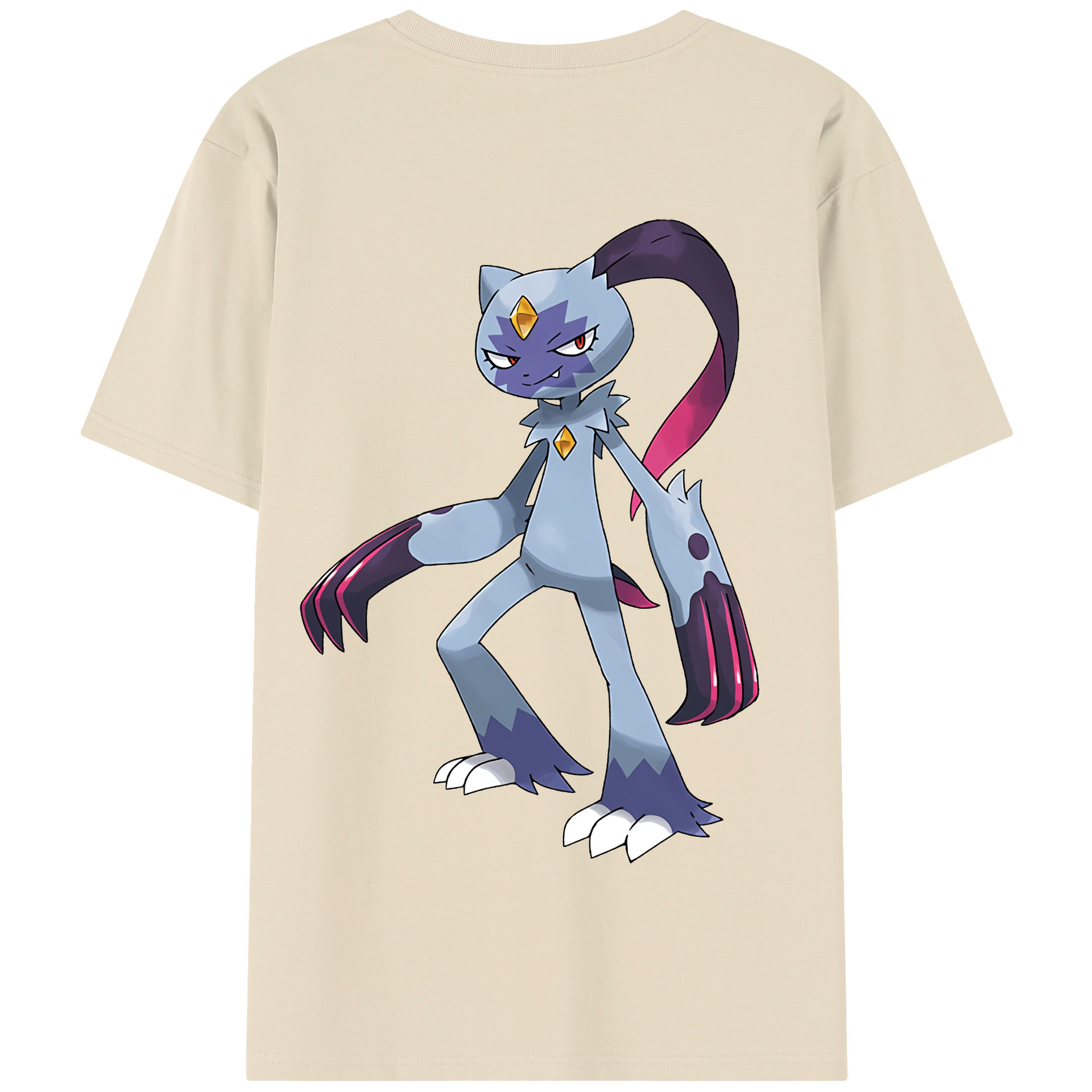 （画像用） ポケットモンスター Pokémon 綿100％半袖Tシャツ（背面プリント）