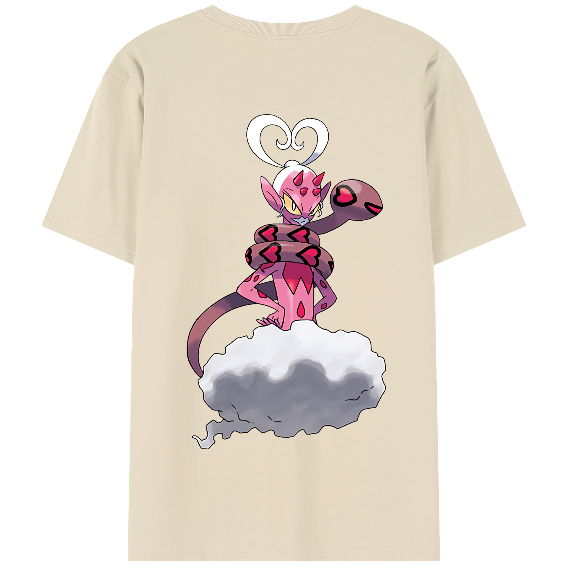 （画像用） ポケットモンスター Pokémon 綿100％半袖Tシャツ（背面プリント）
