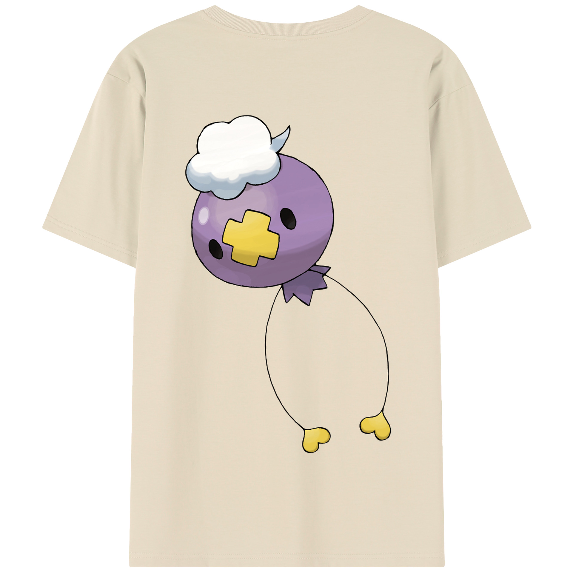 （画像用） ポケットモンスター Pokémon 綿100％半袖Tシャツ（背面プリント）