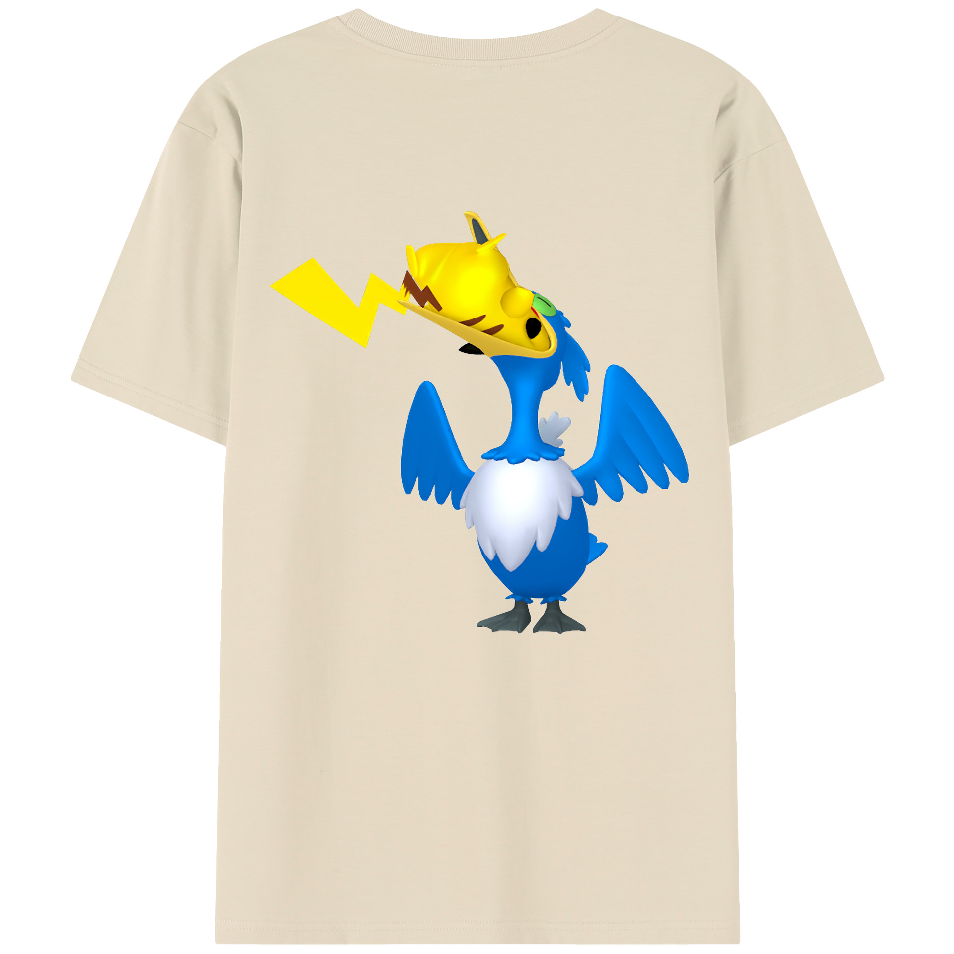 （画像用） ポケットモンスター Pokémon 綿100％半袖Tシャツ（背面プリント）