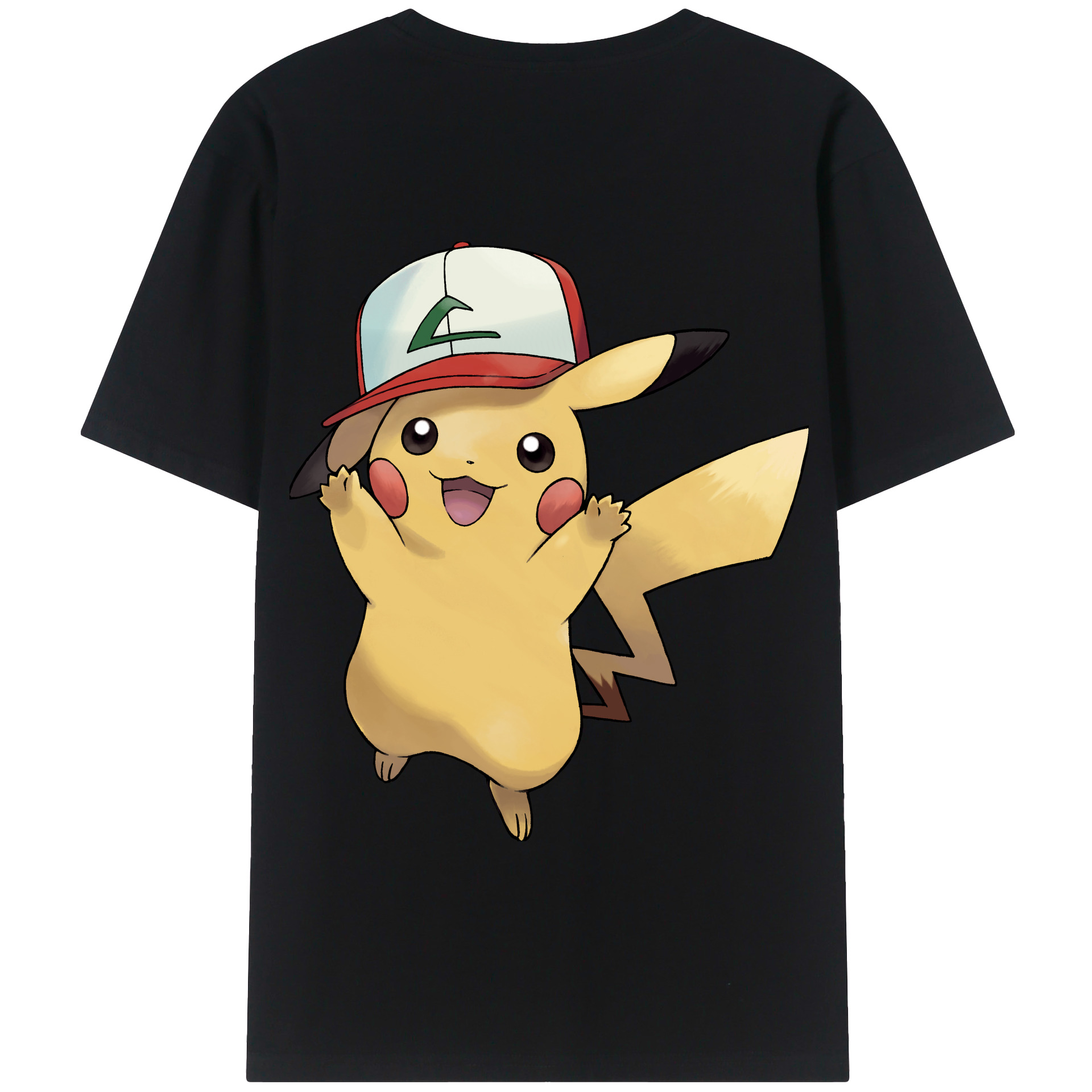 （画像用） ポケットモンスター Pokémon 綿100％半袖Tシャツ（背面プリント）