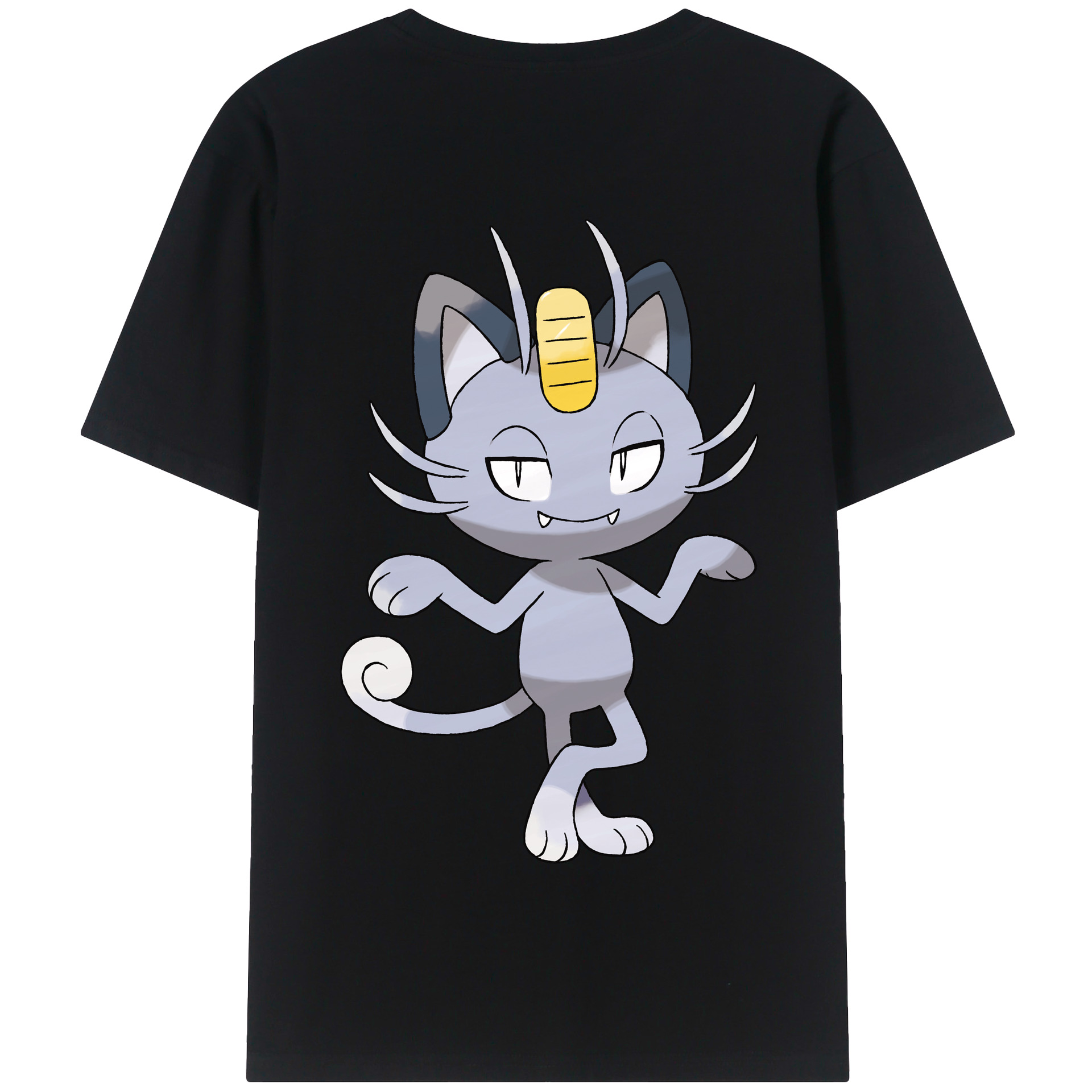 （画像用） ポケットモンスター Pokémon 綿100％半袖Tシャツ（背面プリント）