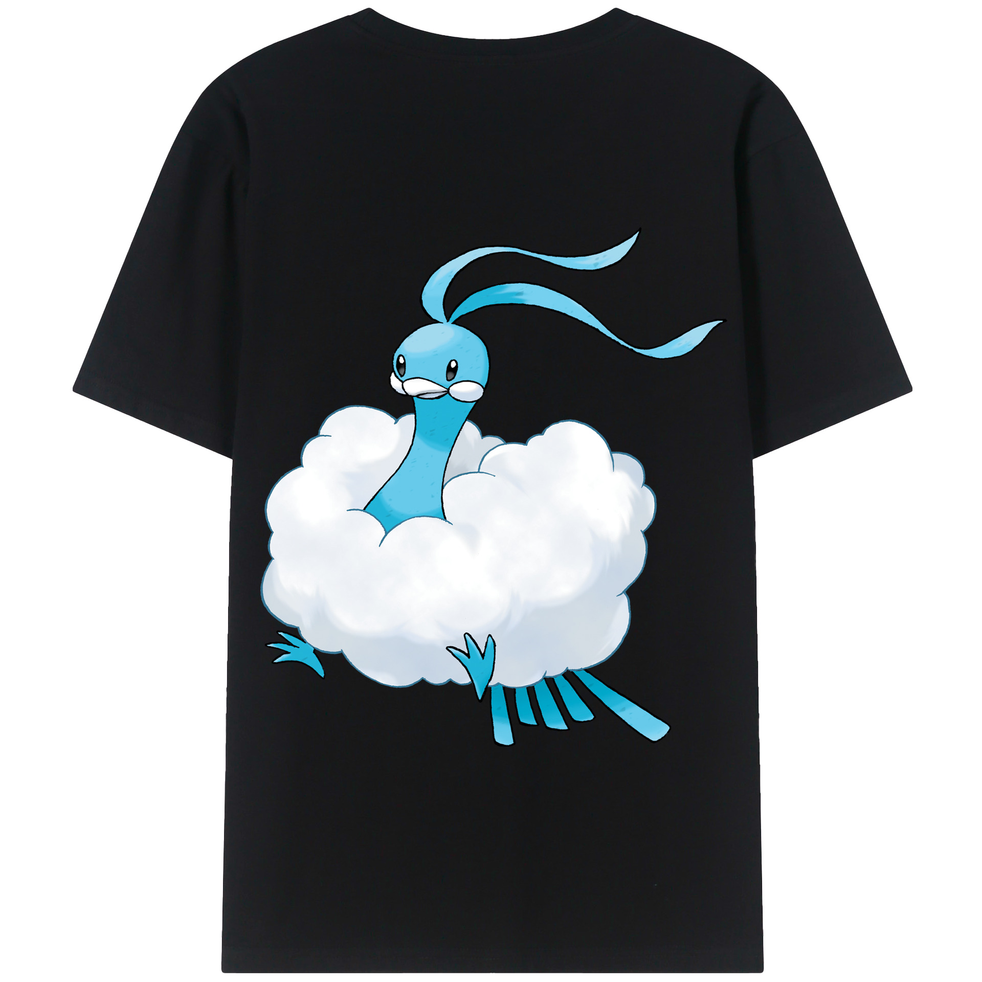 （画像用） ポケットモンスター Pokémon 綿100％半袖Tシャツ（背面プリント）