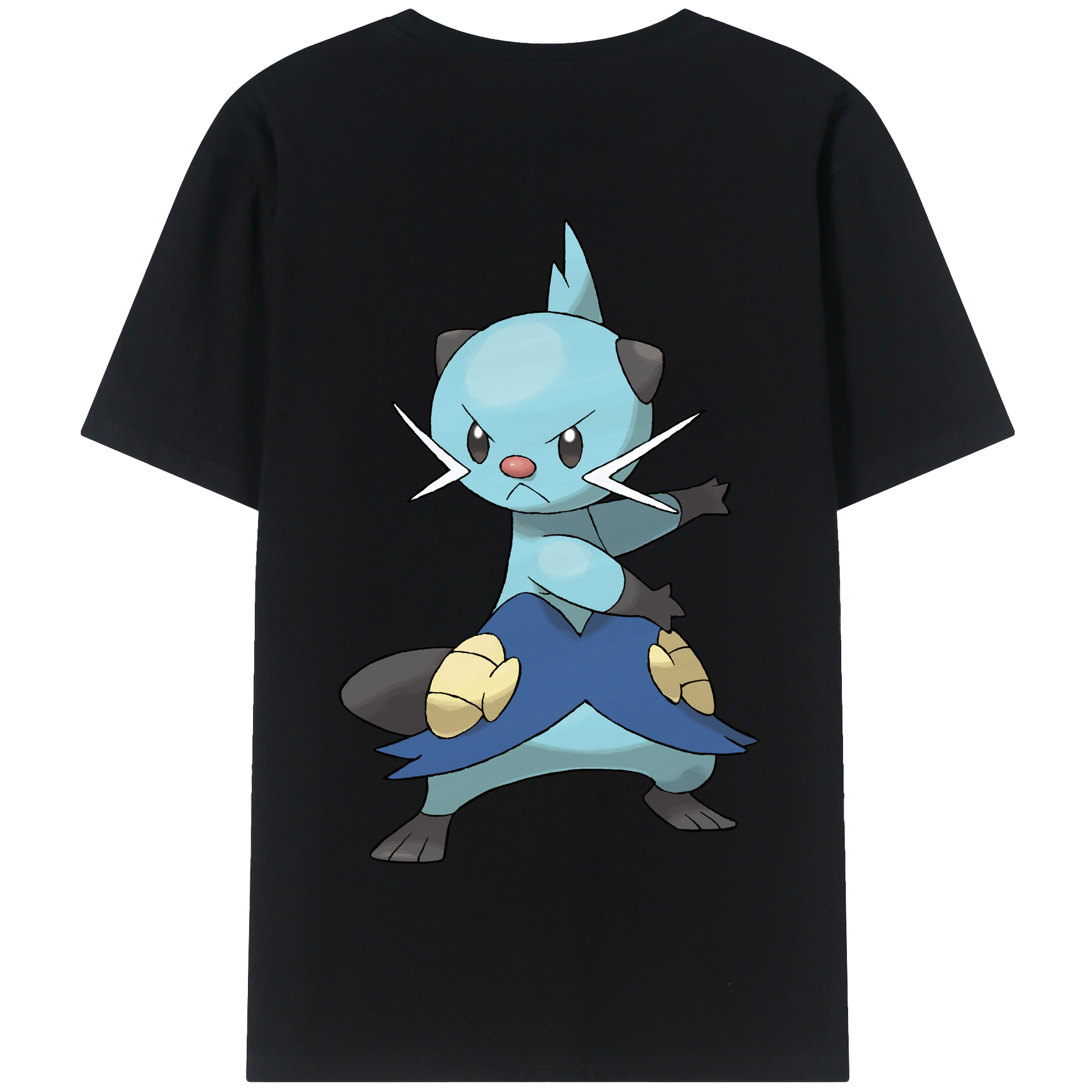（画像用） ポケットモンスター Pokémon 綿100％半袖Tシャツ（背面プリント）