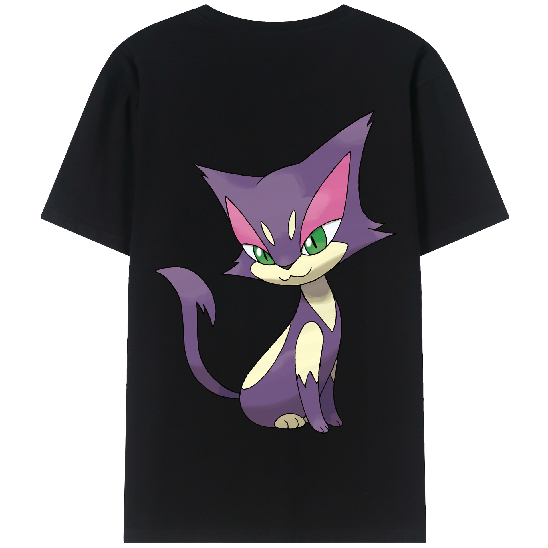 （画像用） ポケットモンスター Pokémon 綿100％半袖Tシャツ（背面プリント）