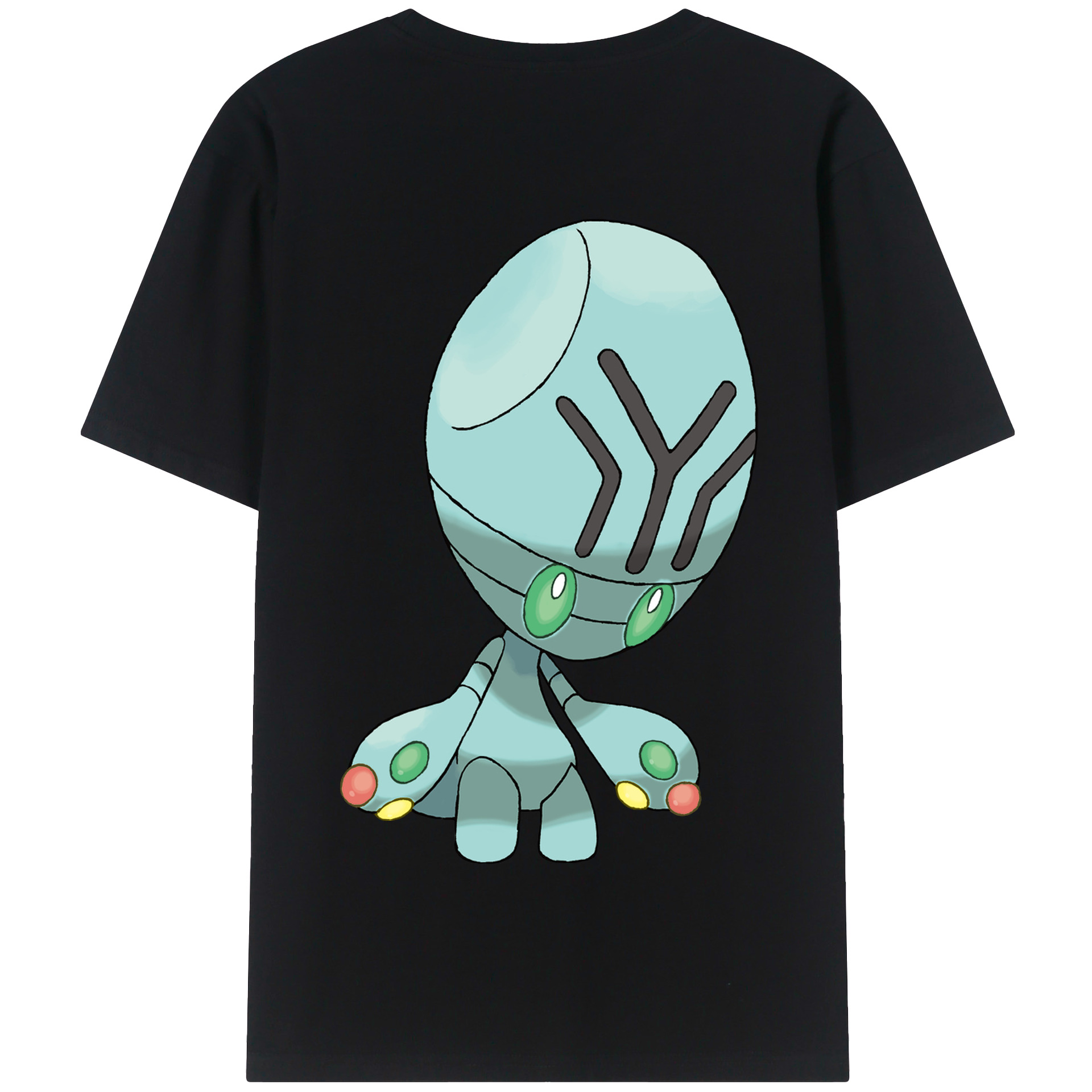 （画像用） ポケットモンスター Pokémon 綿100％半袖Tシャツ（背面プリント）