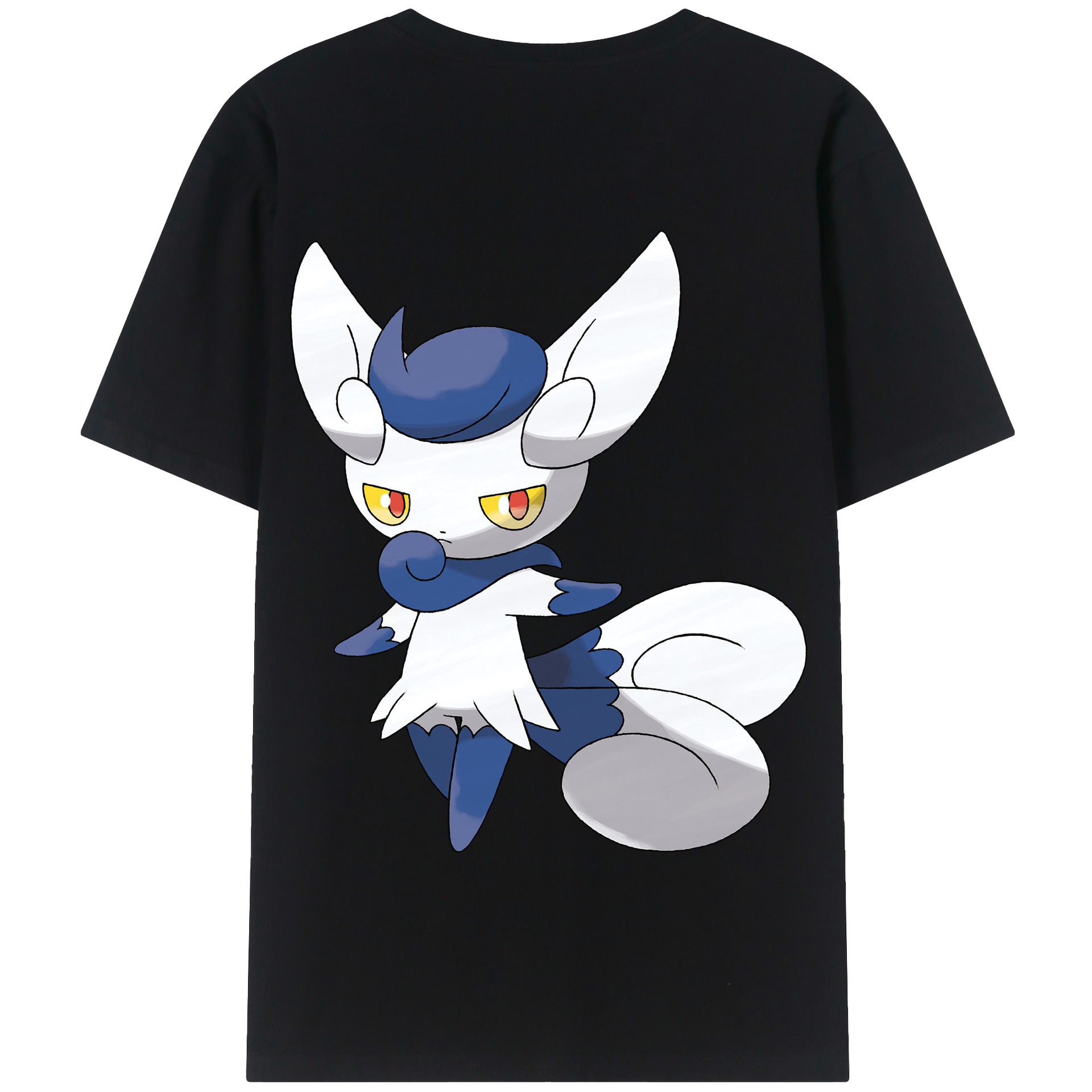 （画像用） ポケットモンスター Pokémon 綿100％半袖Tシャツ（背面プリント）