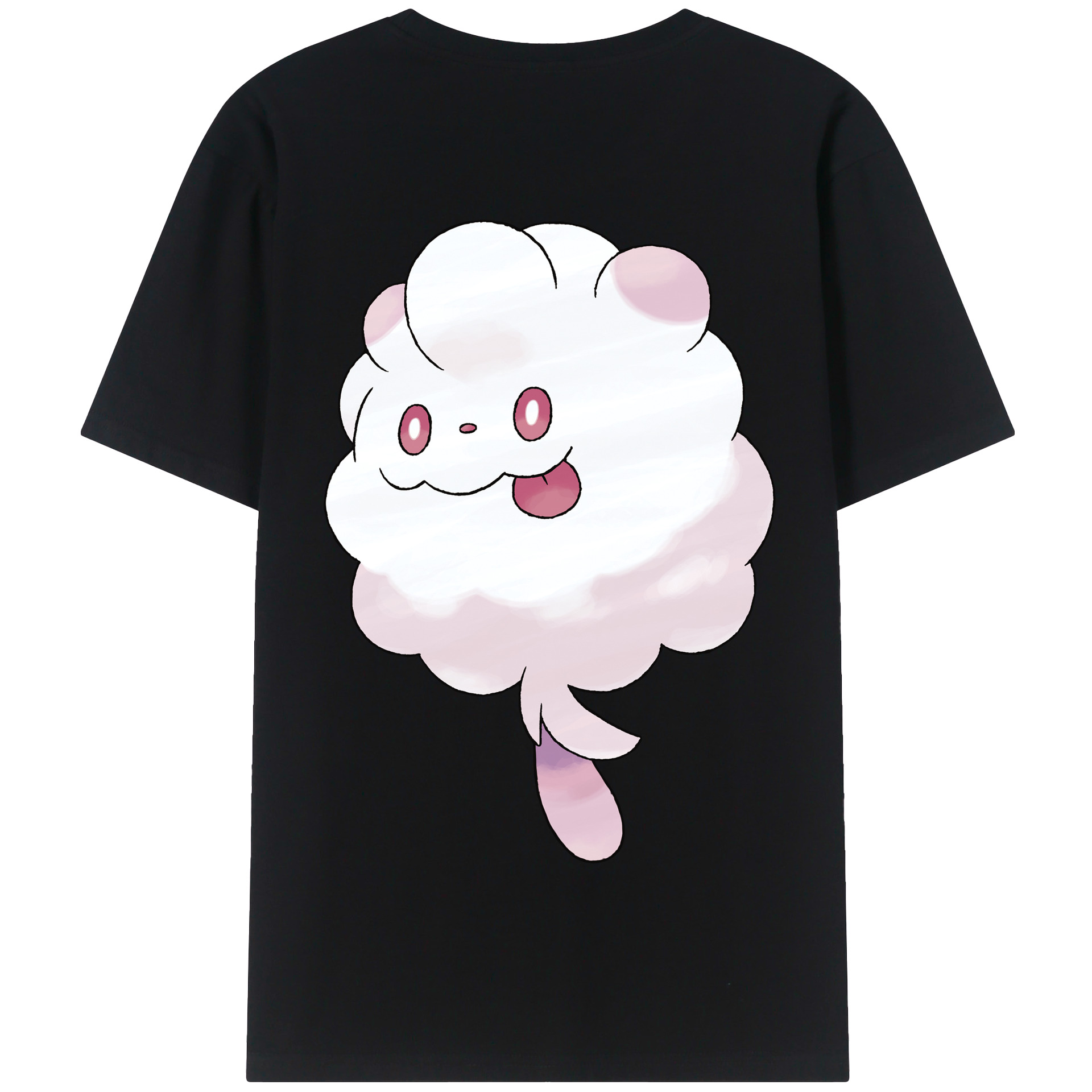 （画像用） ポケットモンスター Pokémon 綿100％半袖Tシャツ（背面プリント）