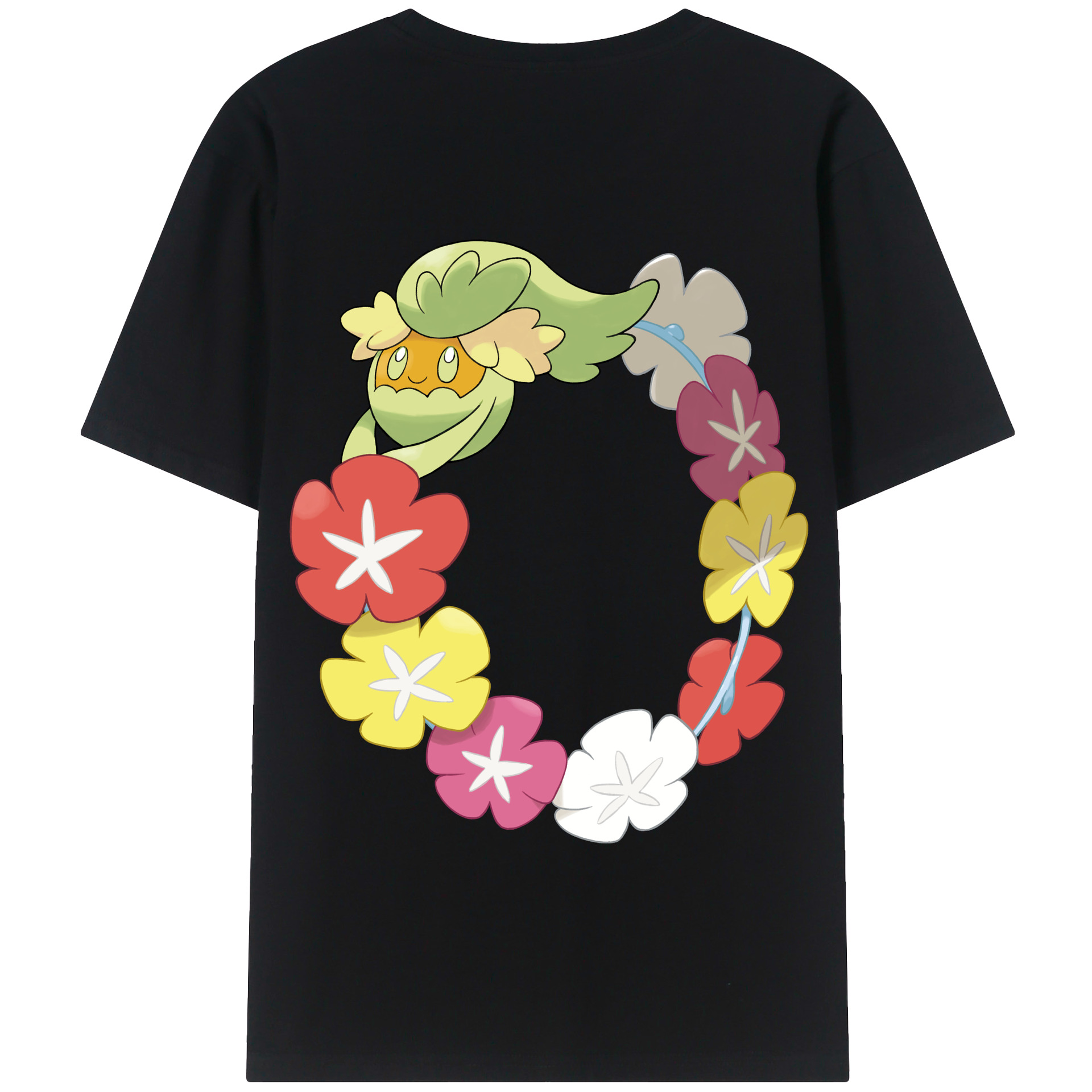 （画像用） ポケットモンスター Pokémon 綿100％半袖Tシャツ（背面プリント）