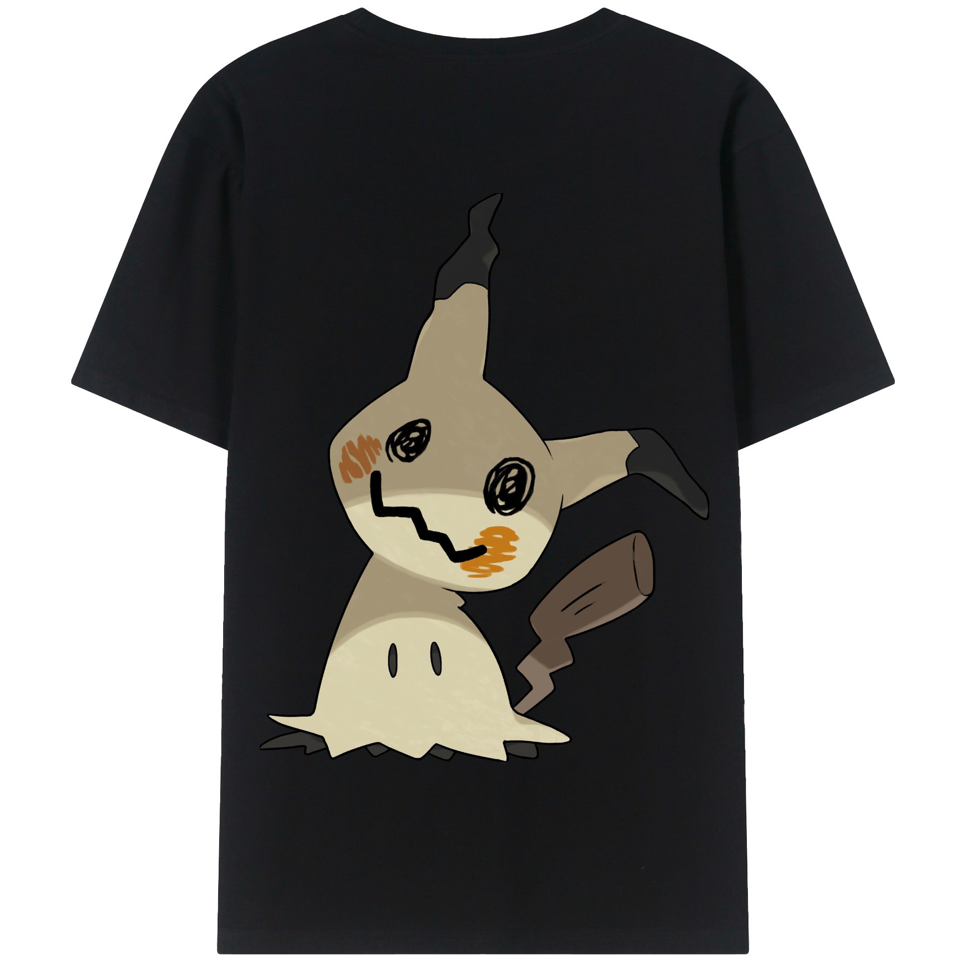 （画像用） ポケットモンスター Pokémon 綿100％半袖Tシャツ（背面プリント）