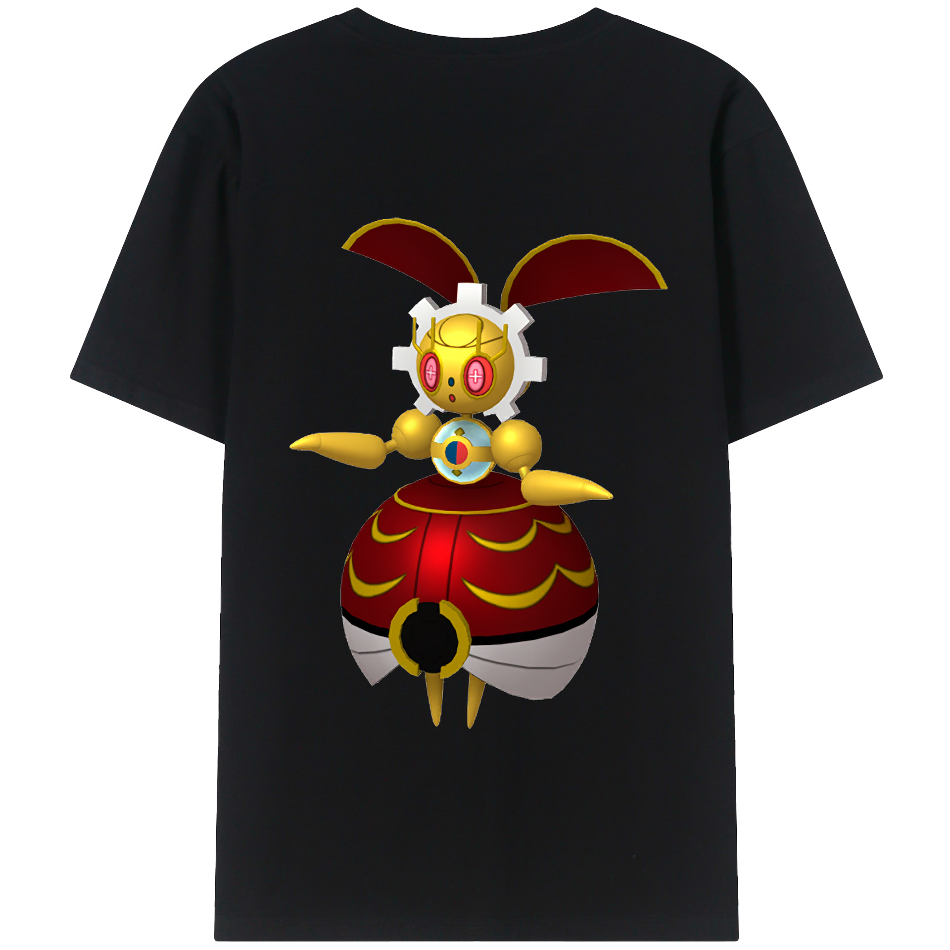 （画像用） ポケットモンスター Pokémon 綿100％半袖Tシャツ（背面プリント）