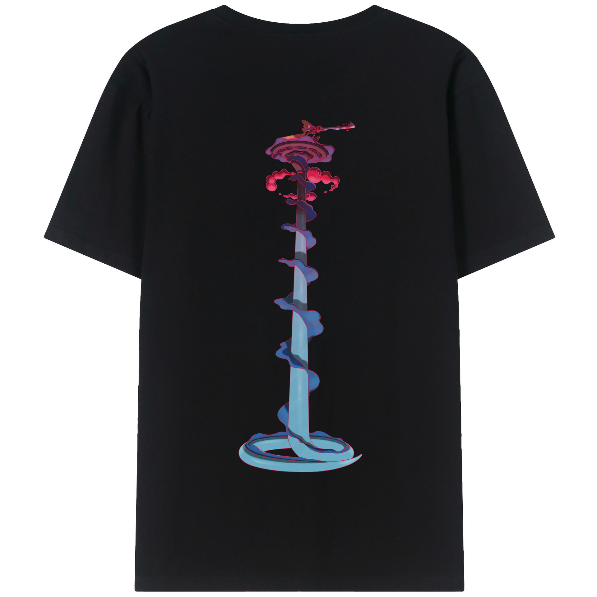 （画像用） ポケットモンスター Pokémon 綿100％半袖Tシャツ（背面プリント）