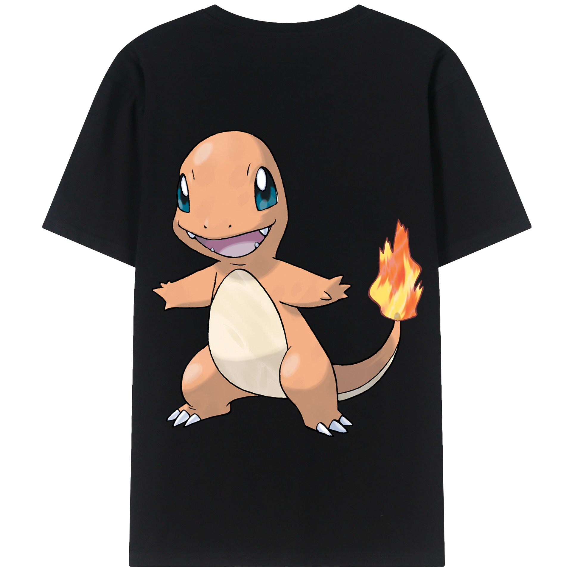 （画像用） ポケットモンスター Pokémon 綿100％半袖Tシャツ（背面プリント）