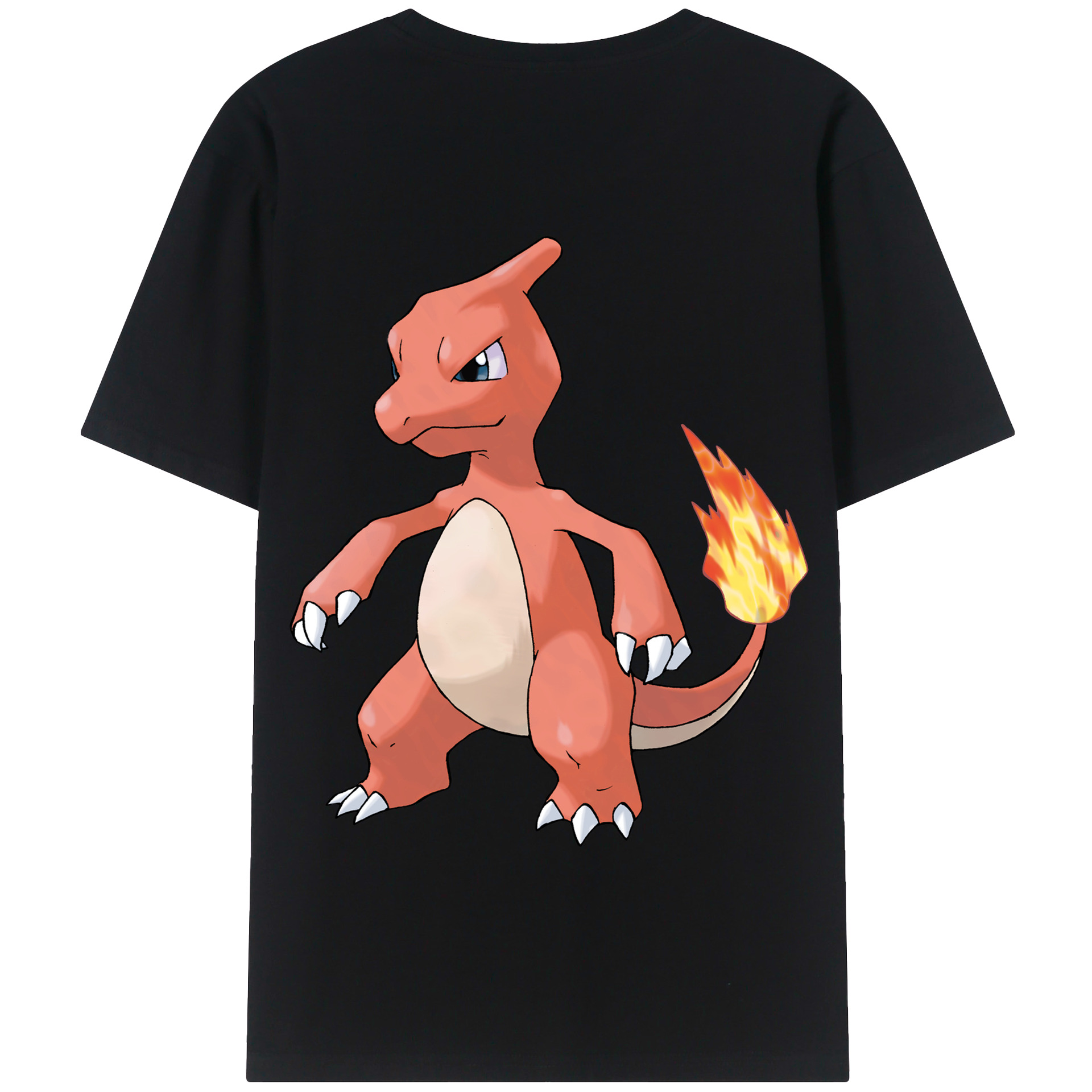 （画像用） ポケットモンスター Pokémon 綿100％半袖Tシャツ（背面プリント）