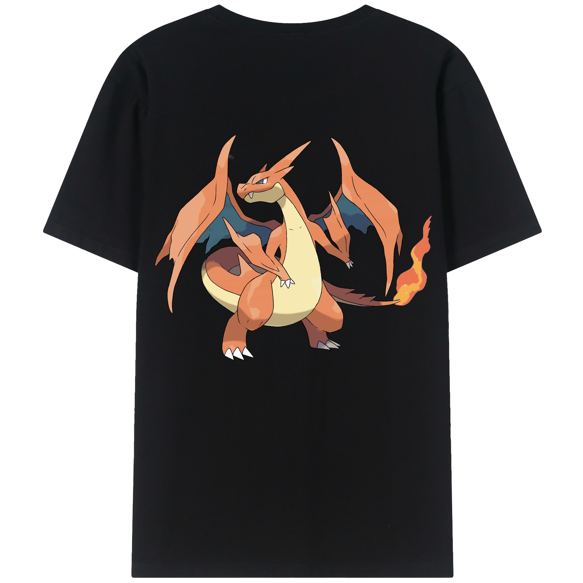 （画像用） ポケットモンスター Pokémon 綿100％半袖Tシャツ（背面プリント）