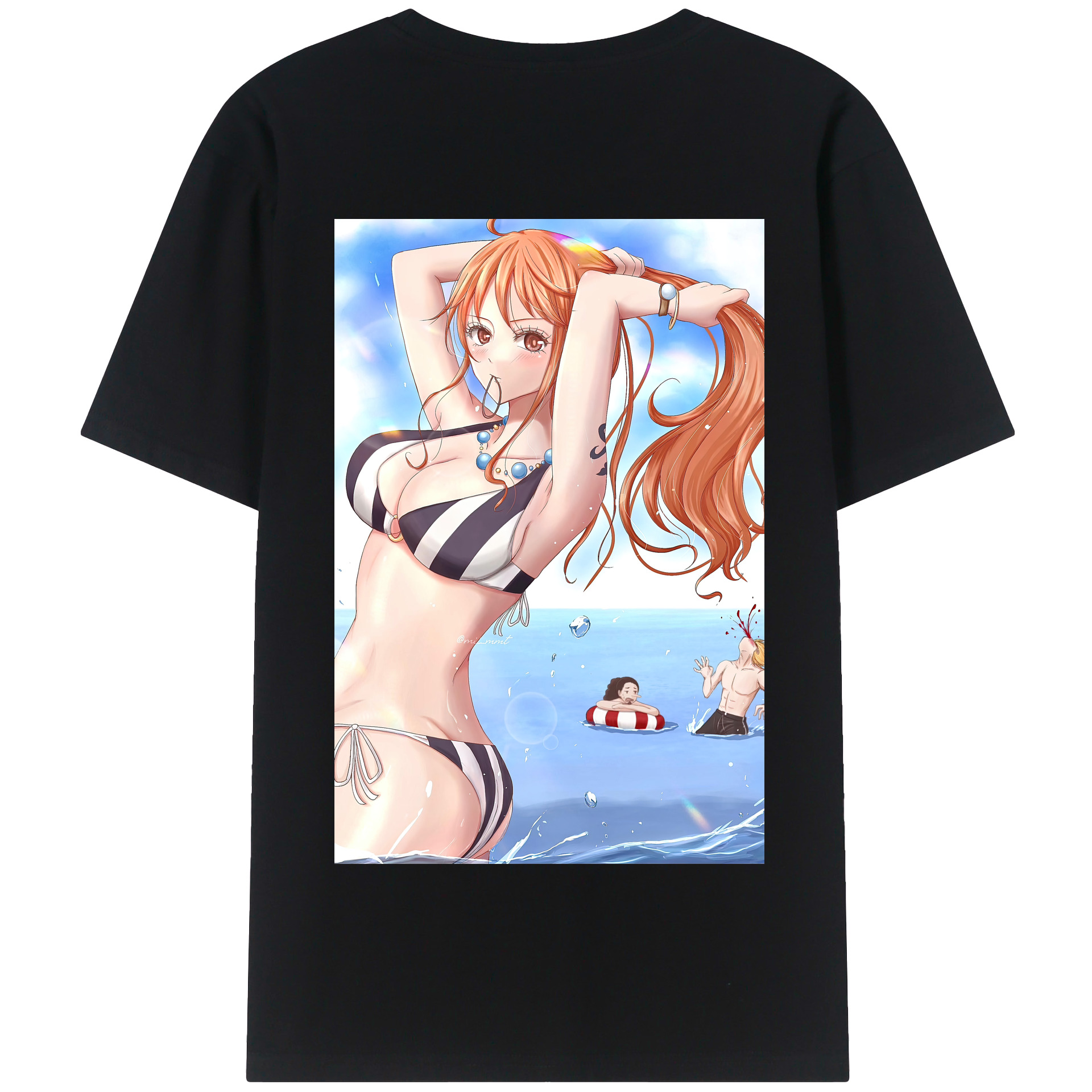 （画像用） ポケットモンスター Pokémon 綿100％半袖Tシャツ（背面プリント）