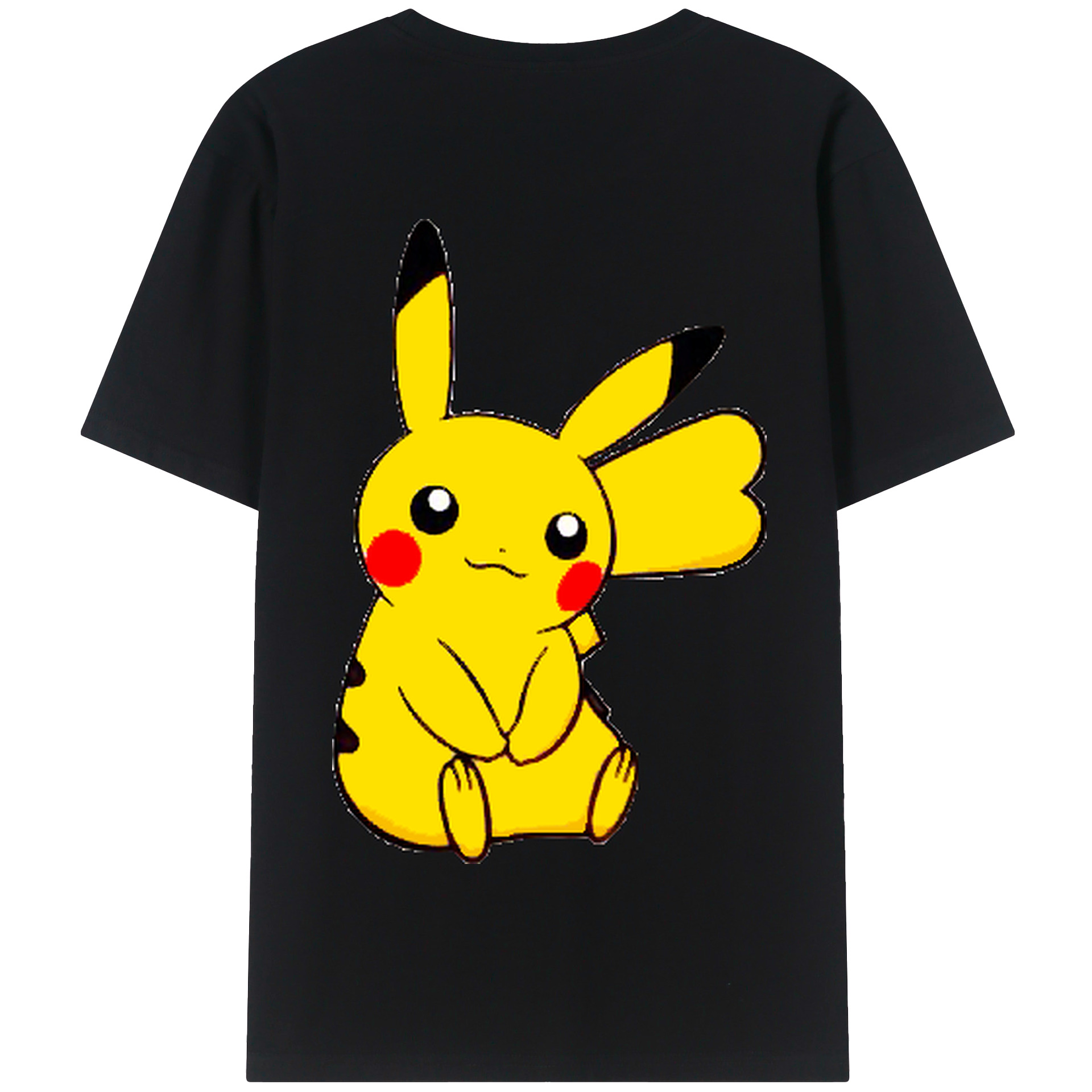 （画像用） ポケットモンスター Pokémon 綿100％半袖Tシャツ（背面プリント）