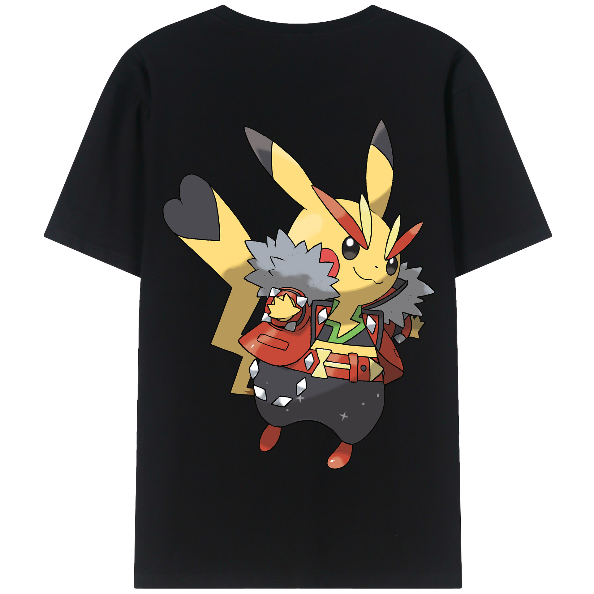 （画像用） ポケットモンスター Pokémon 綿100％半袖Tシャツ（背面プリント）