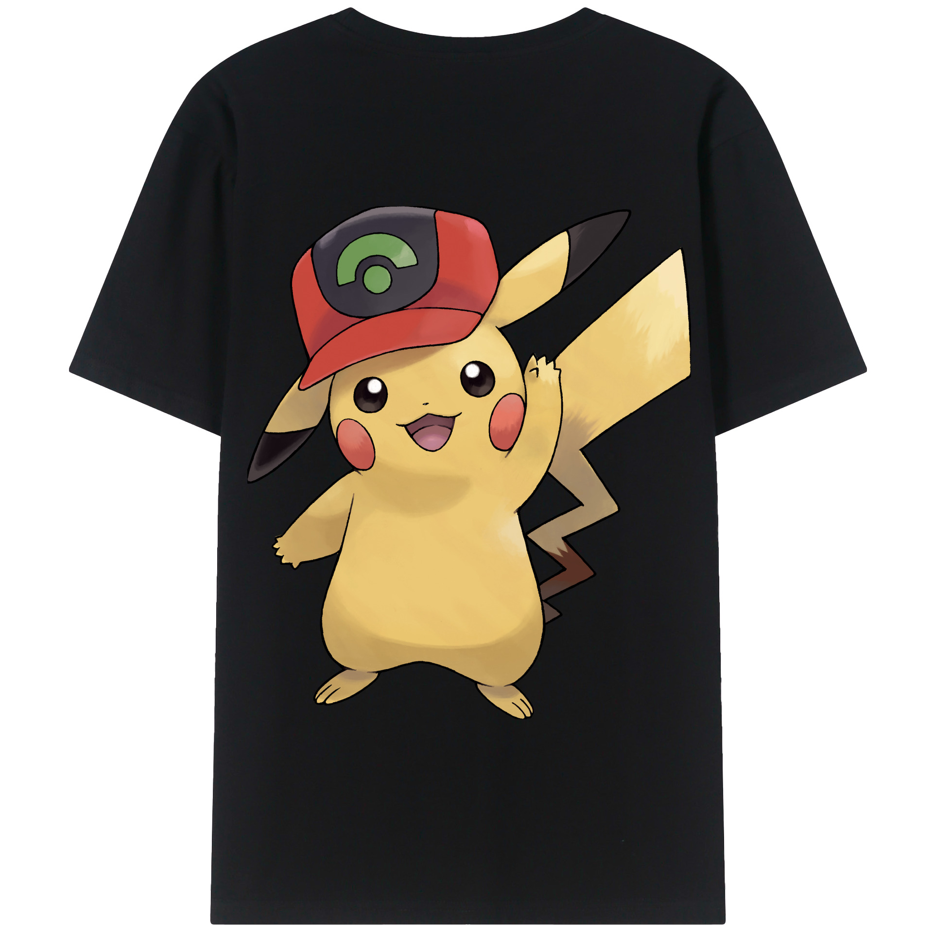 （画像用） ポケットモンスター Pokémon 綿100％半袖Tシャツ（背面プリント）