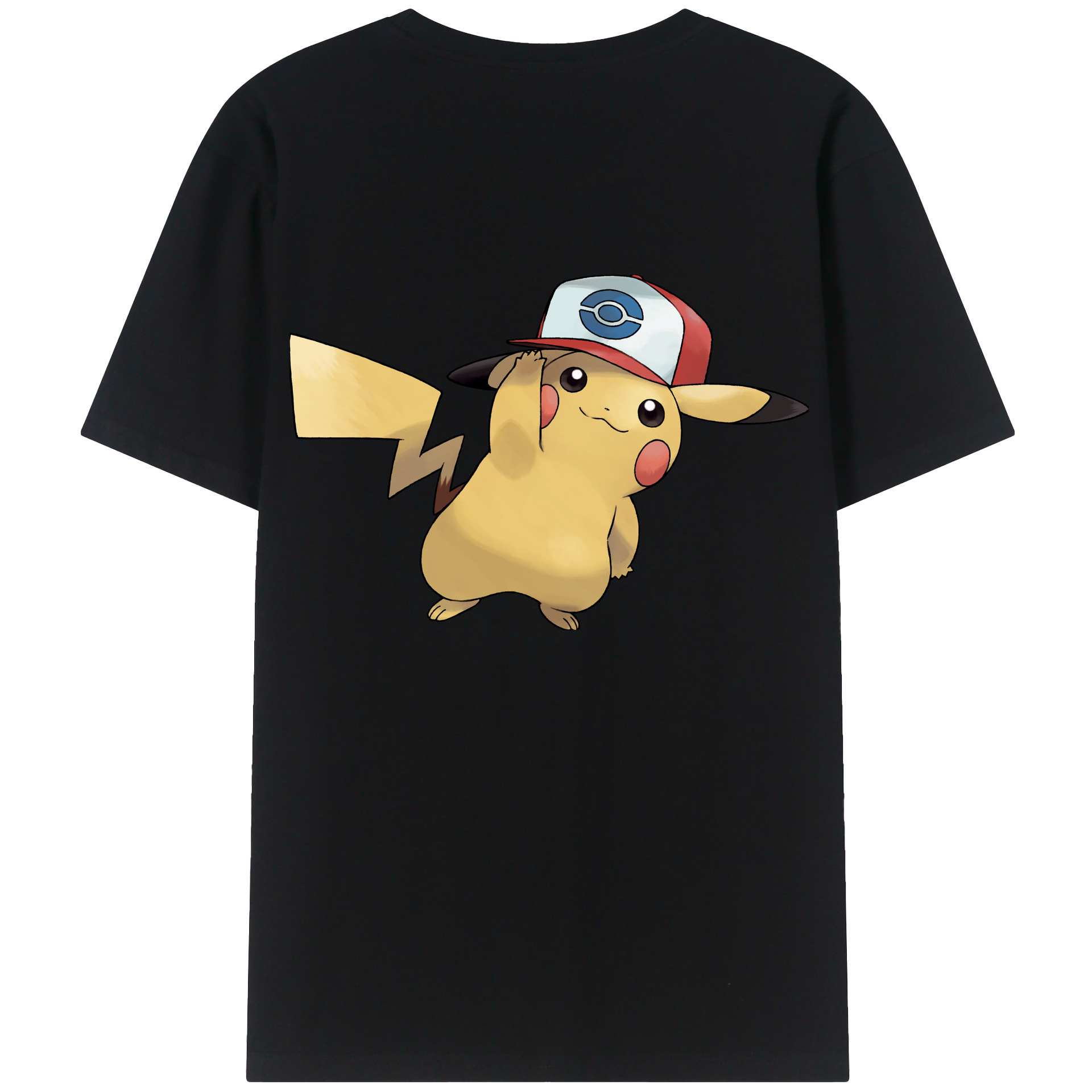 （画像用） ポケットモンスター Pokémon 綿100％半袖Tシャツ（背面プリント）