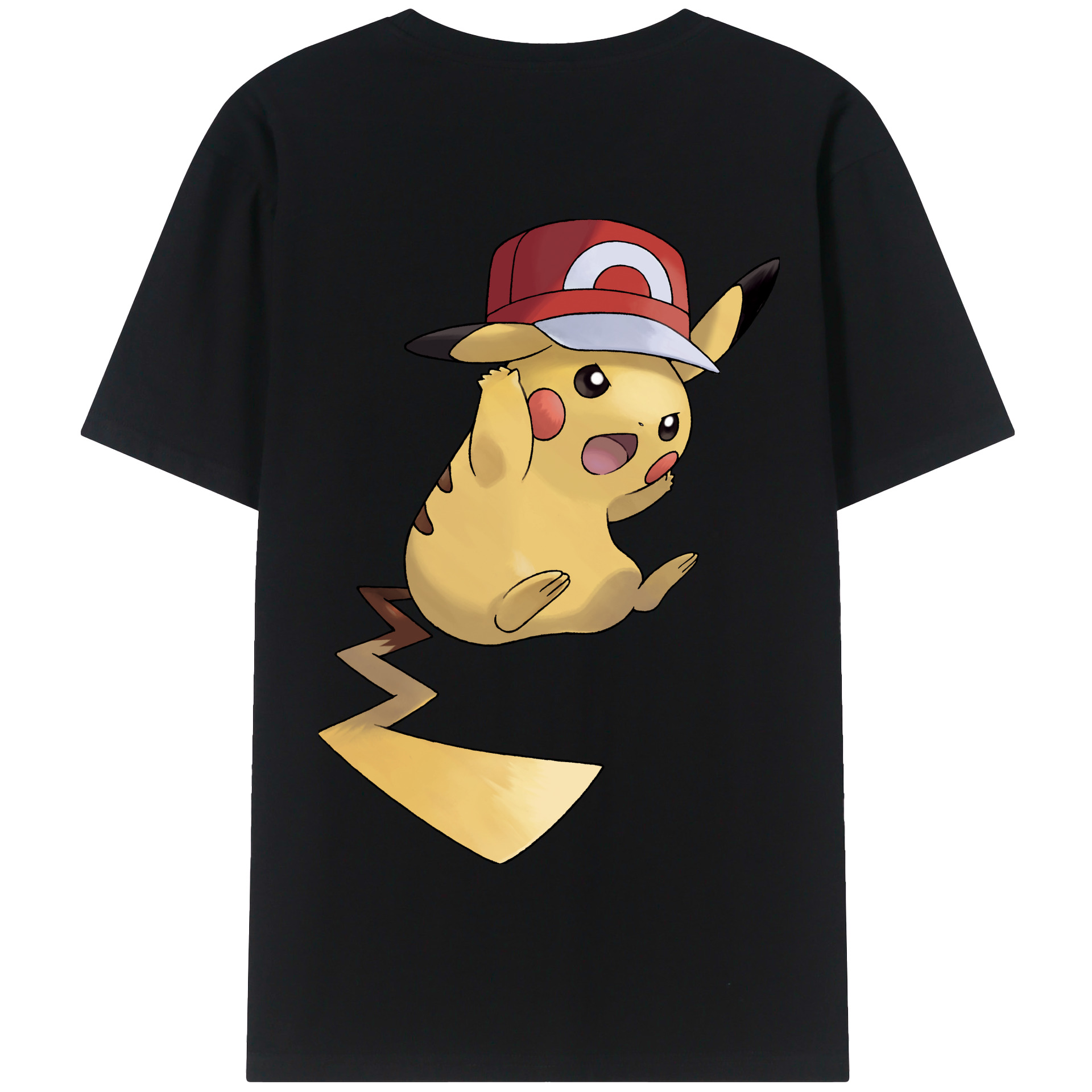（画像用） ポケットモンスター Pokémon 綿100％半袖Tシャツ（背面プリント）